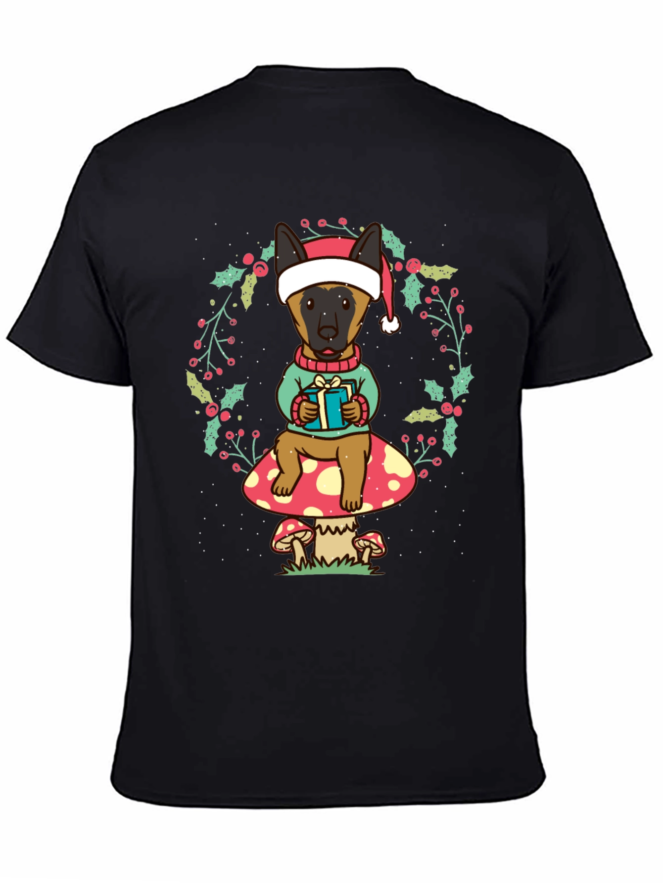 Holiday Dog T-Shirt - Christmas Gift
