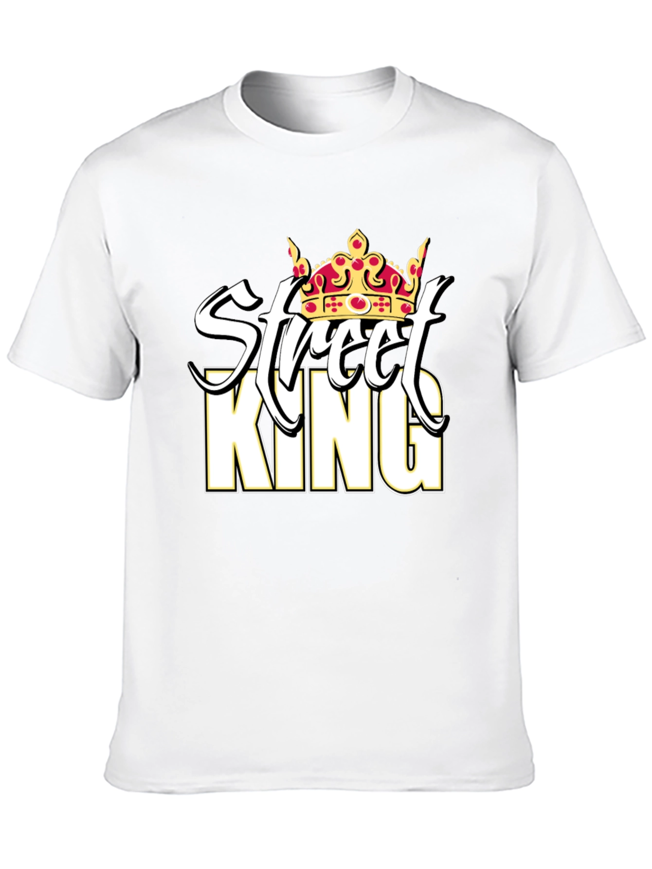 Street King Graphic Tee - Black