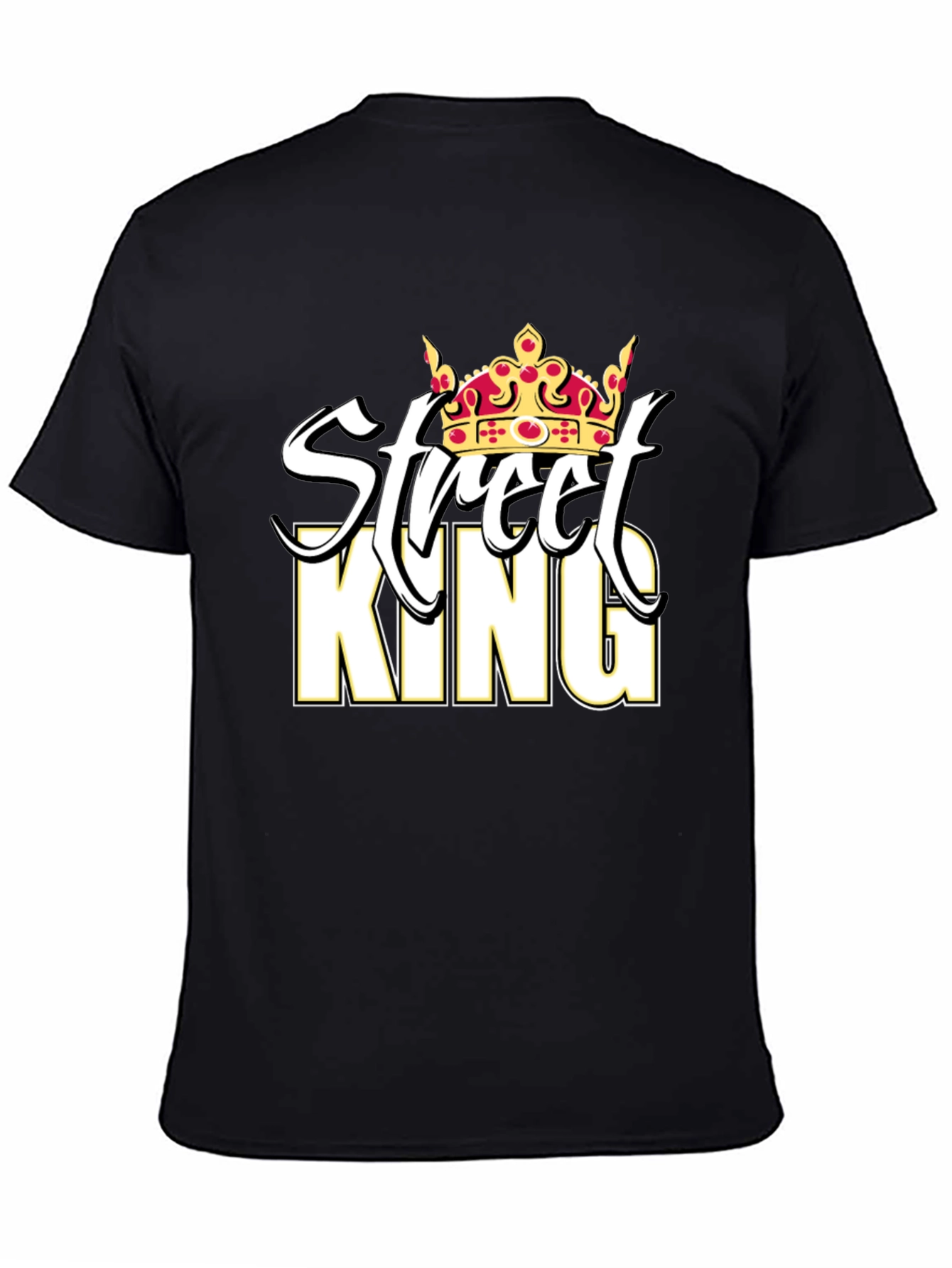 Street King Graphic Tee - Black