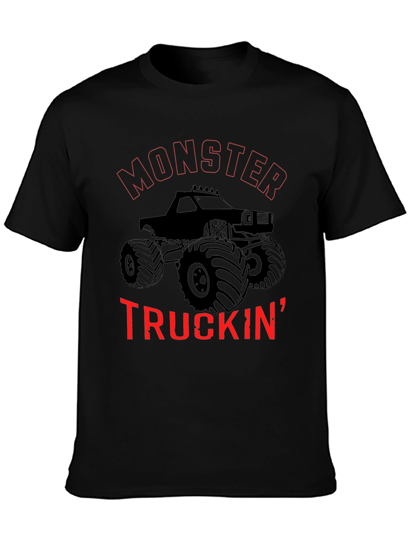 Monster Truckin Black T-Shirt