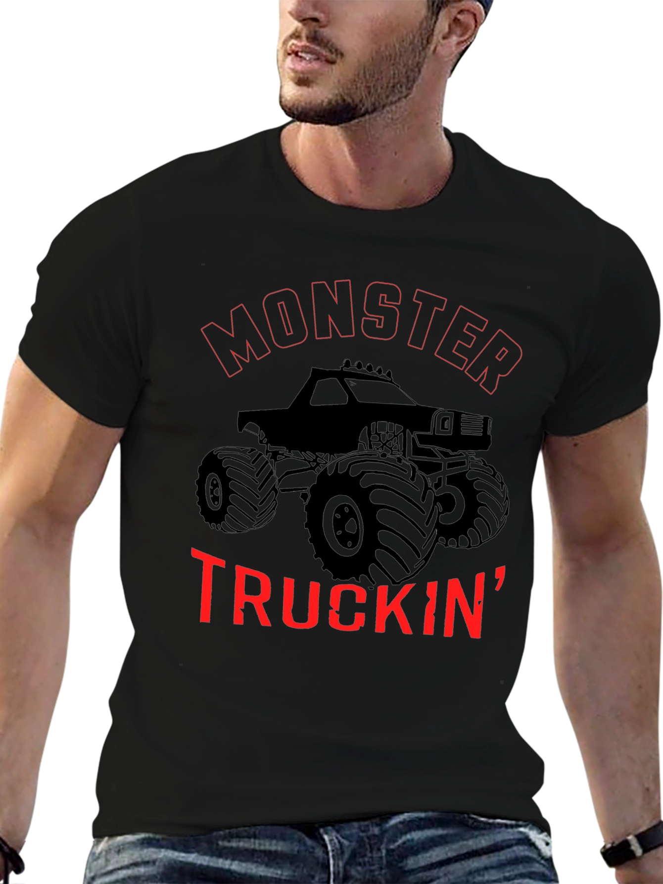 Monster Truckin Black T-Shirt