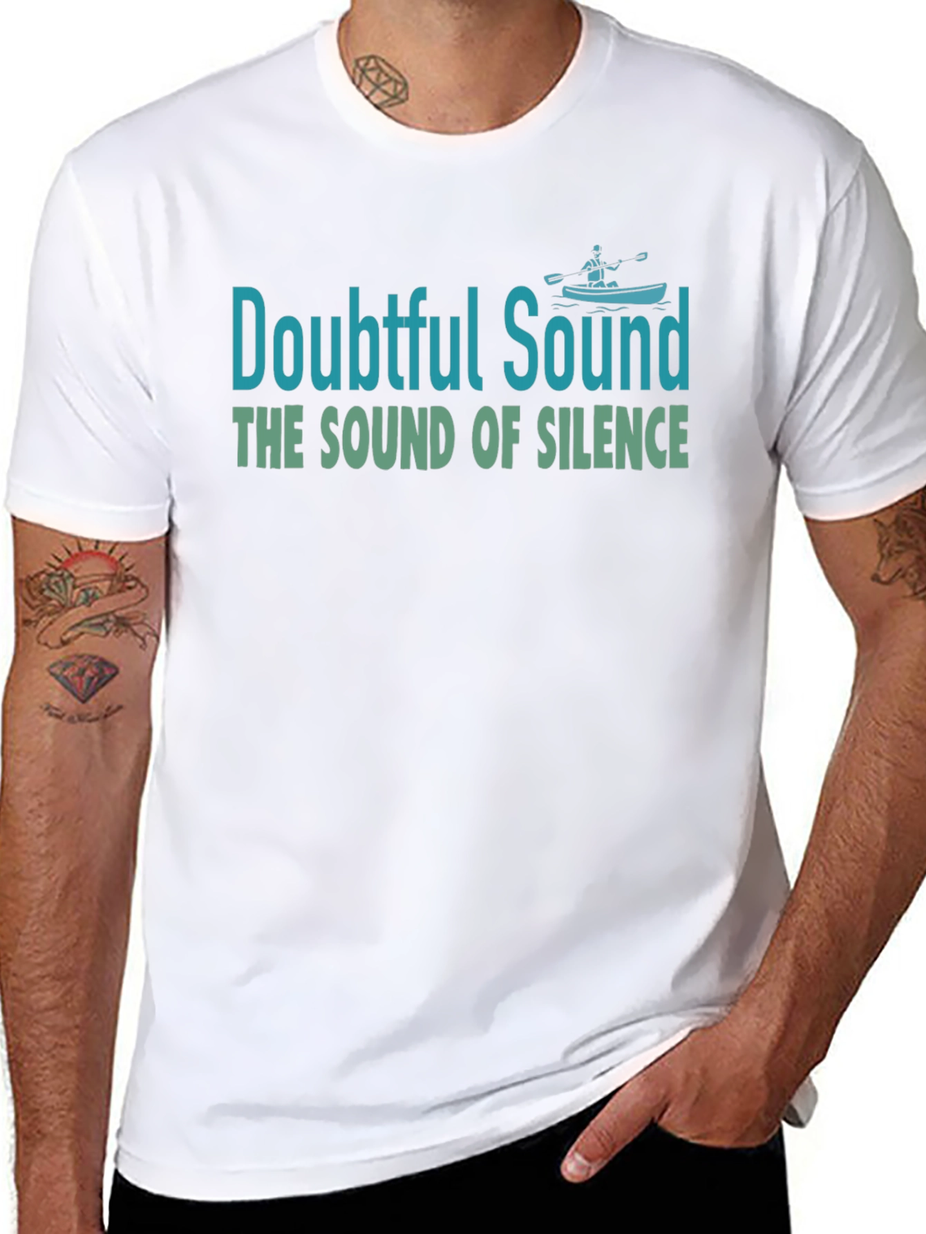 Doubtful Sound Black Graphic Tee