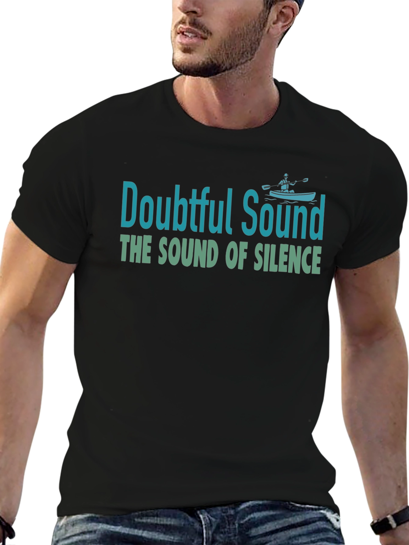 Doubtful Sound Black Graphic Tee