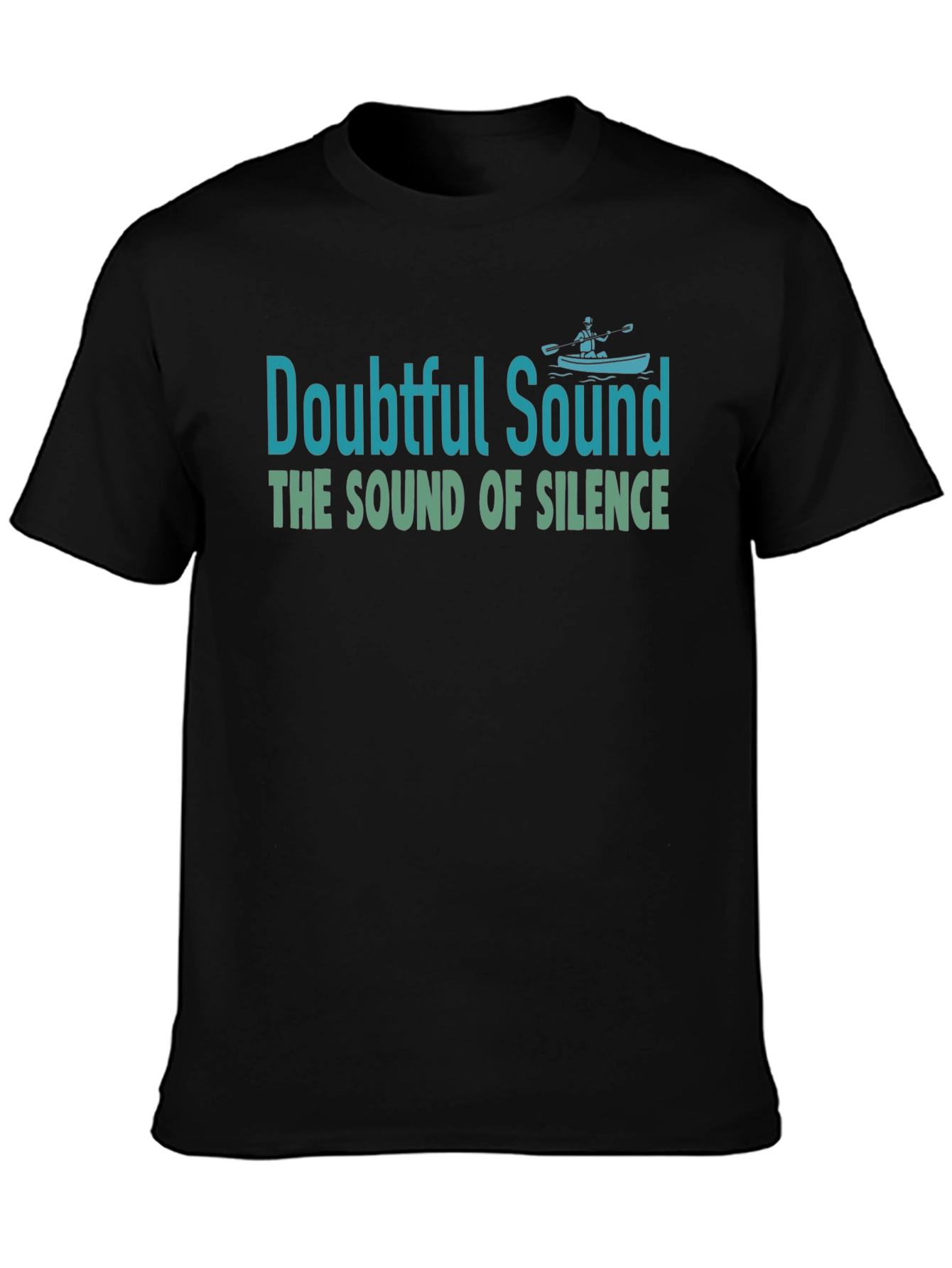 Doubtful Sound Black Graphic Tee