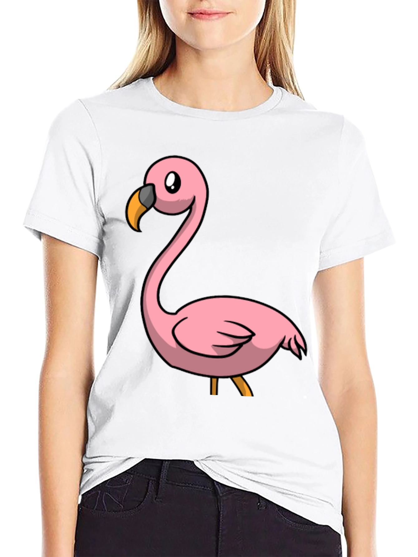 Black Flamingo Graphic T-Shirt - Mens Casual Tee