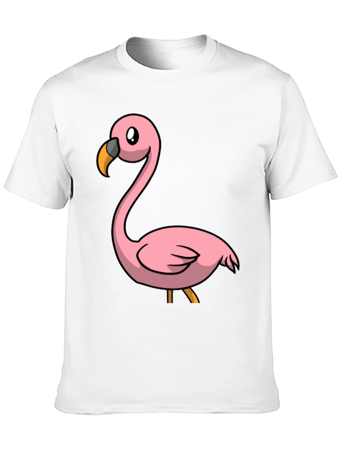 Black Flamingo Graphic T-Shirt - Mens Casual Tee