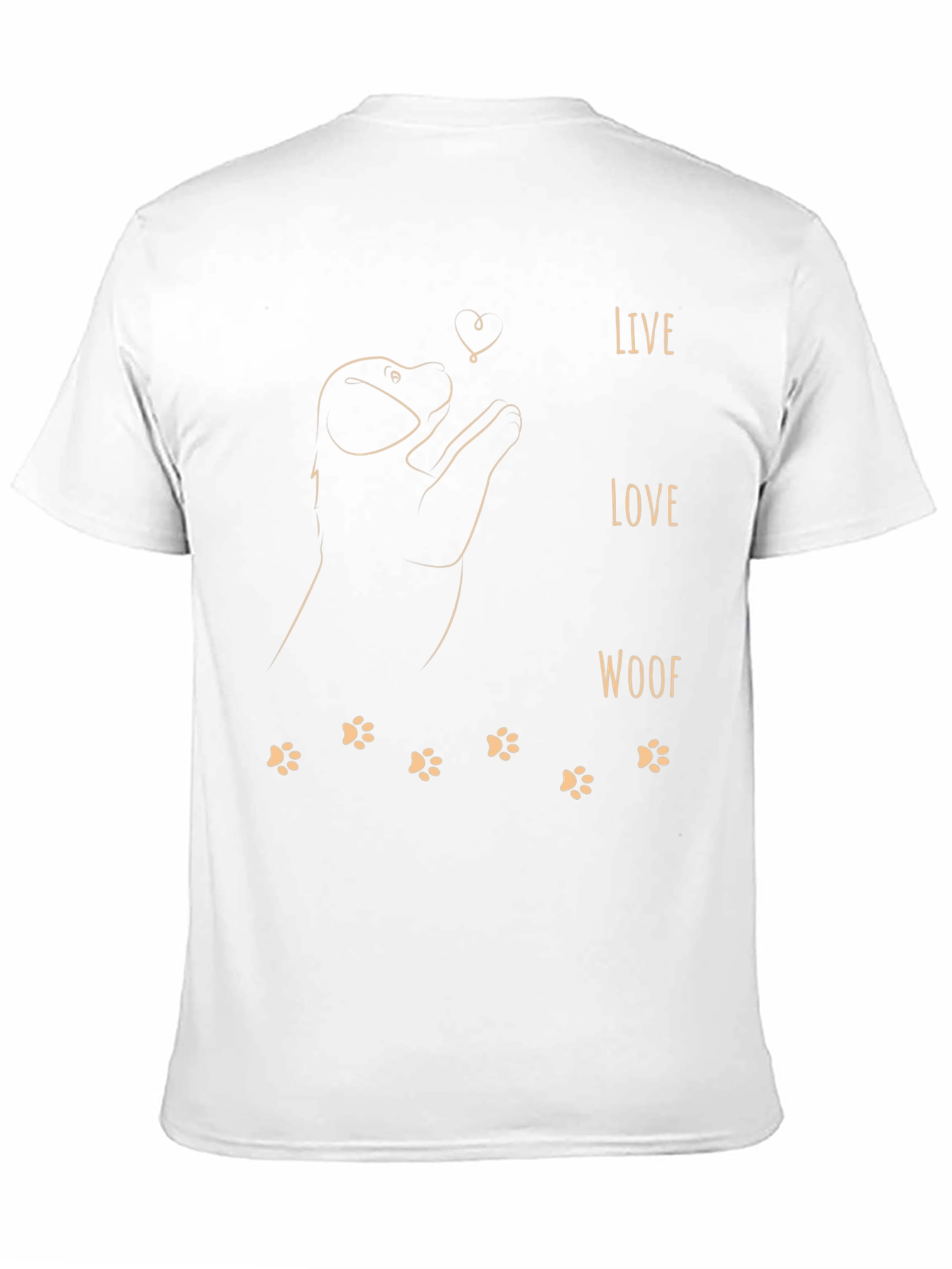 Live Love Woof Dog T-Shirt