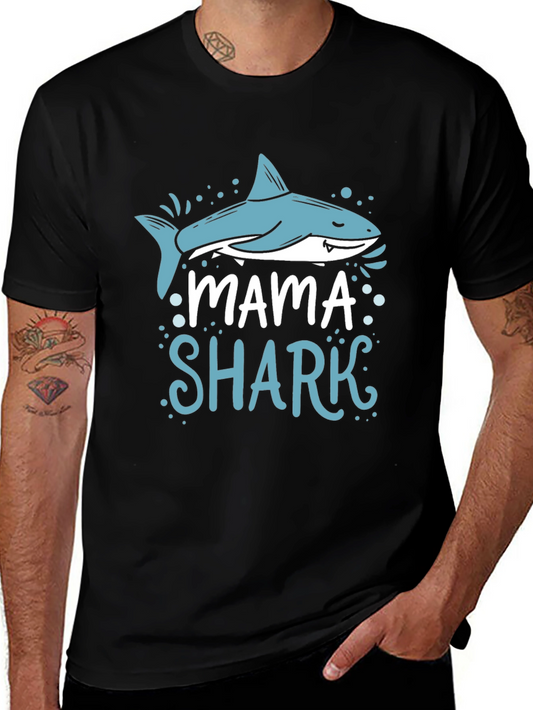 Mama Shark T-Shirt - Cute Family Matching Tee