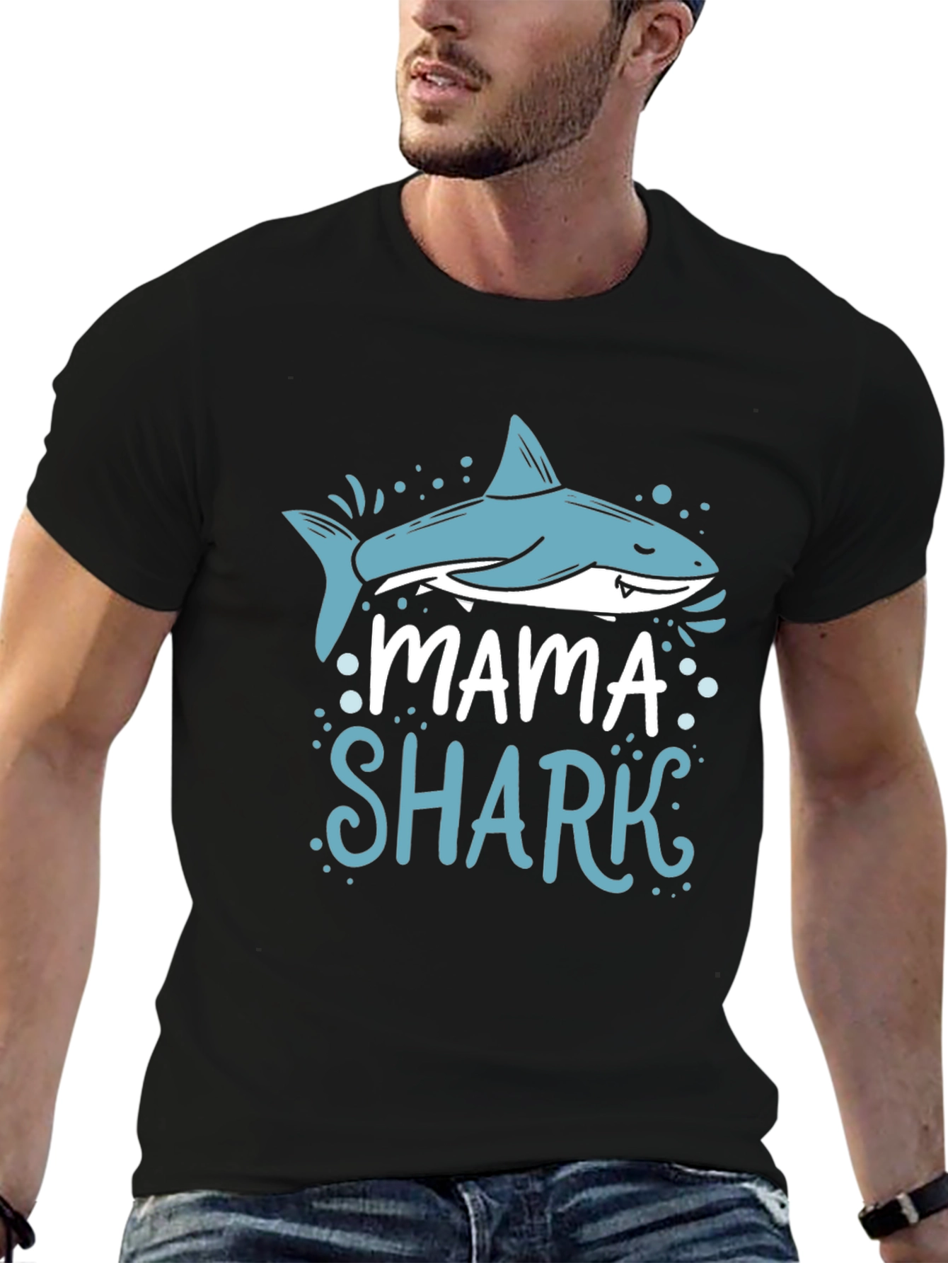 Mama Shark T-Shirt - Cute Family Matching Tee