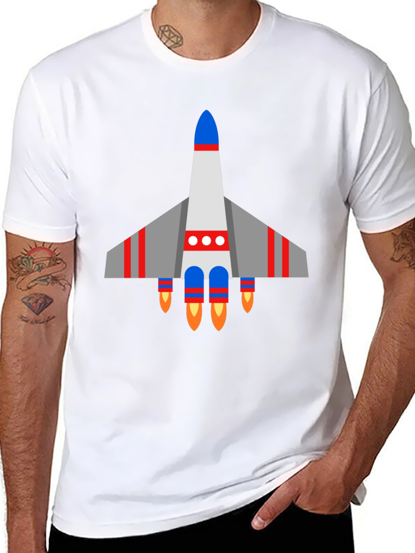 Rocket Graphic Tee - Space Adventure