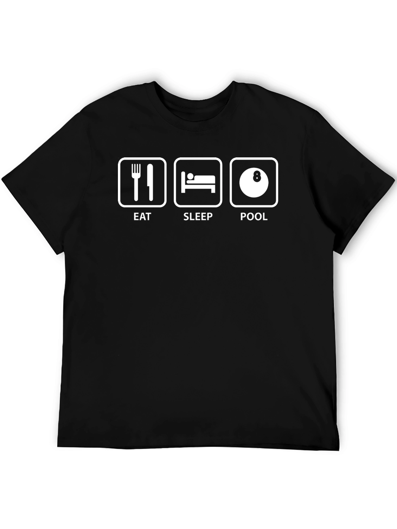 Eat Sleep Pool Funny T-Shirt - Billiards Player Gift