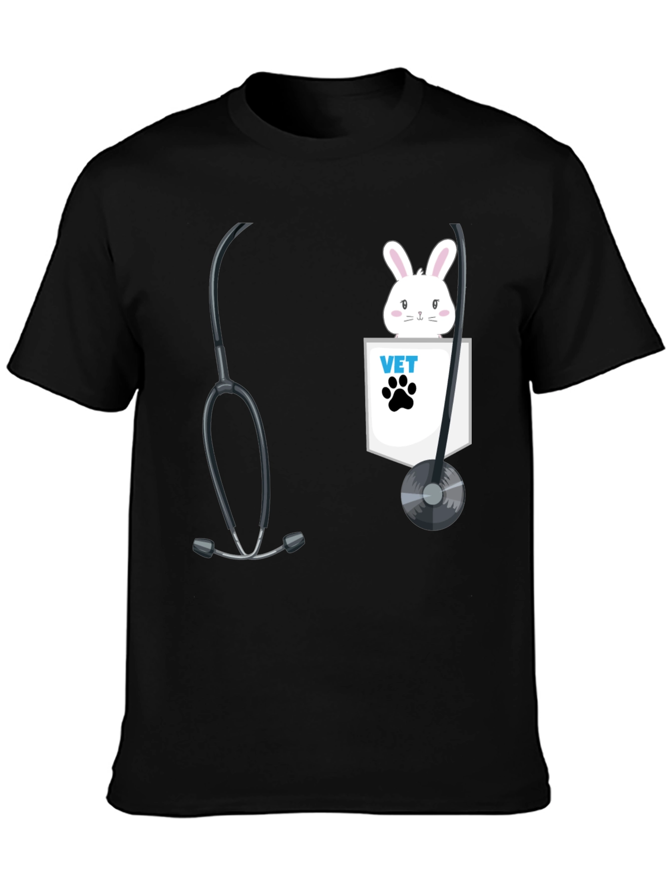 Vet Bunny Pocket T-Shirt