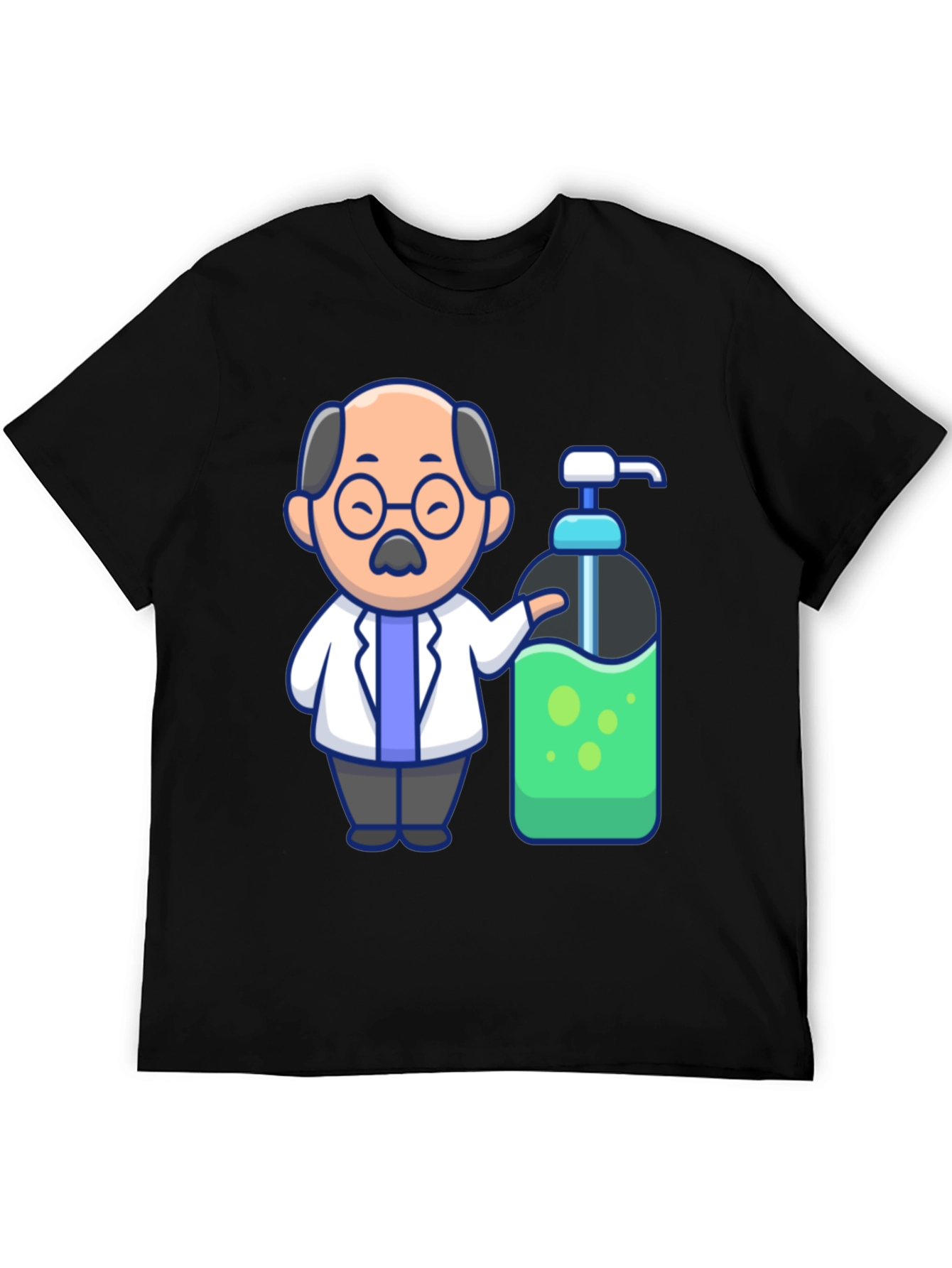 Scientist Hand Sanitizer Graphic T-Shirt