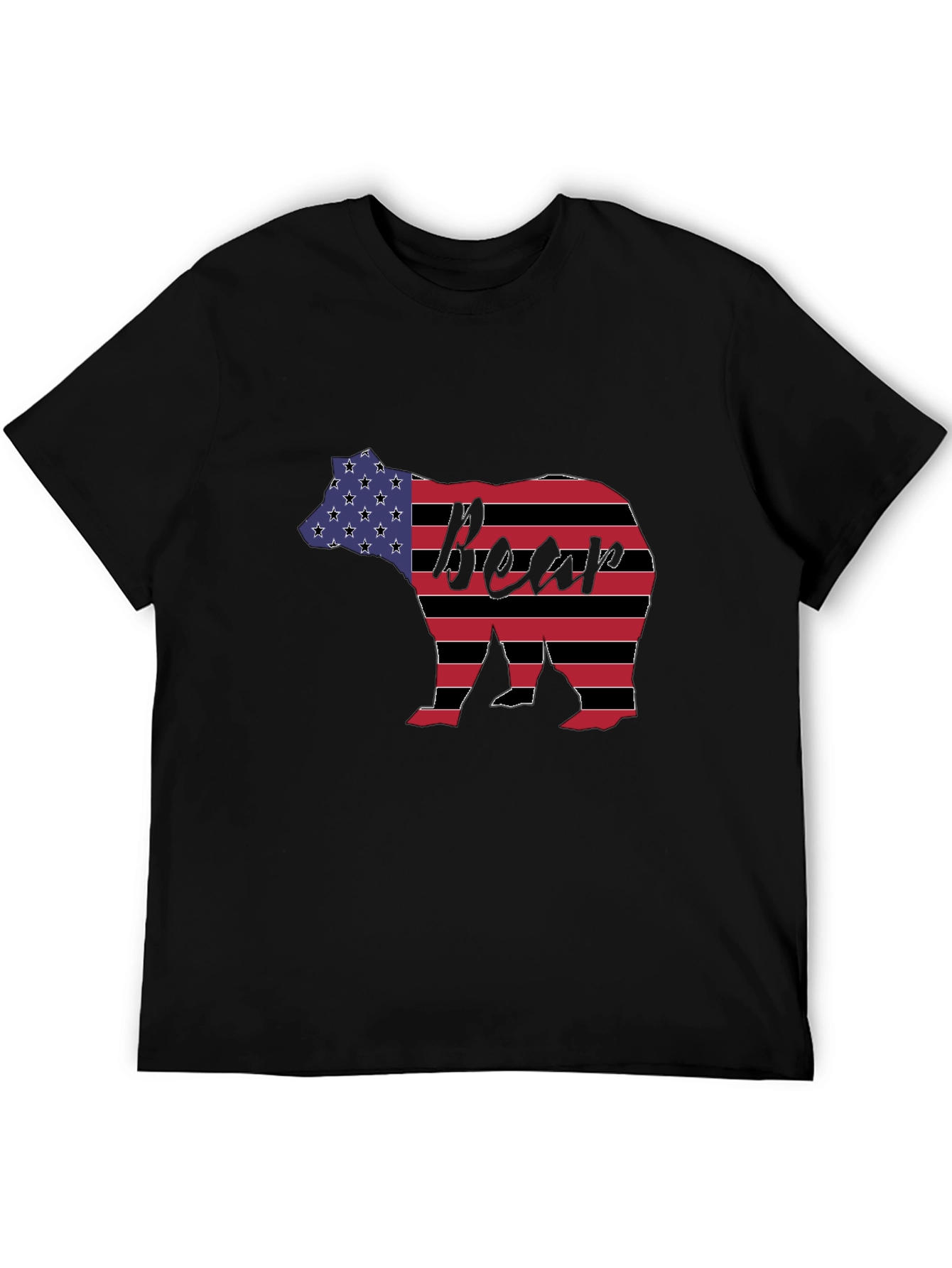 American Flag Bear T-Shirt