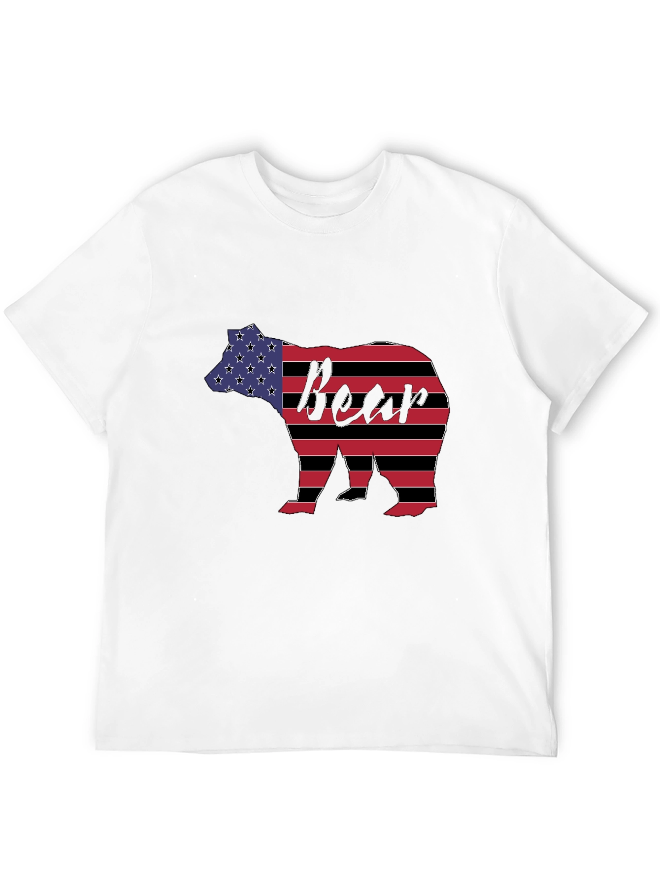 American Flag Bear T-Shirt