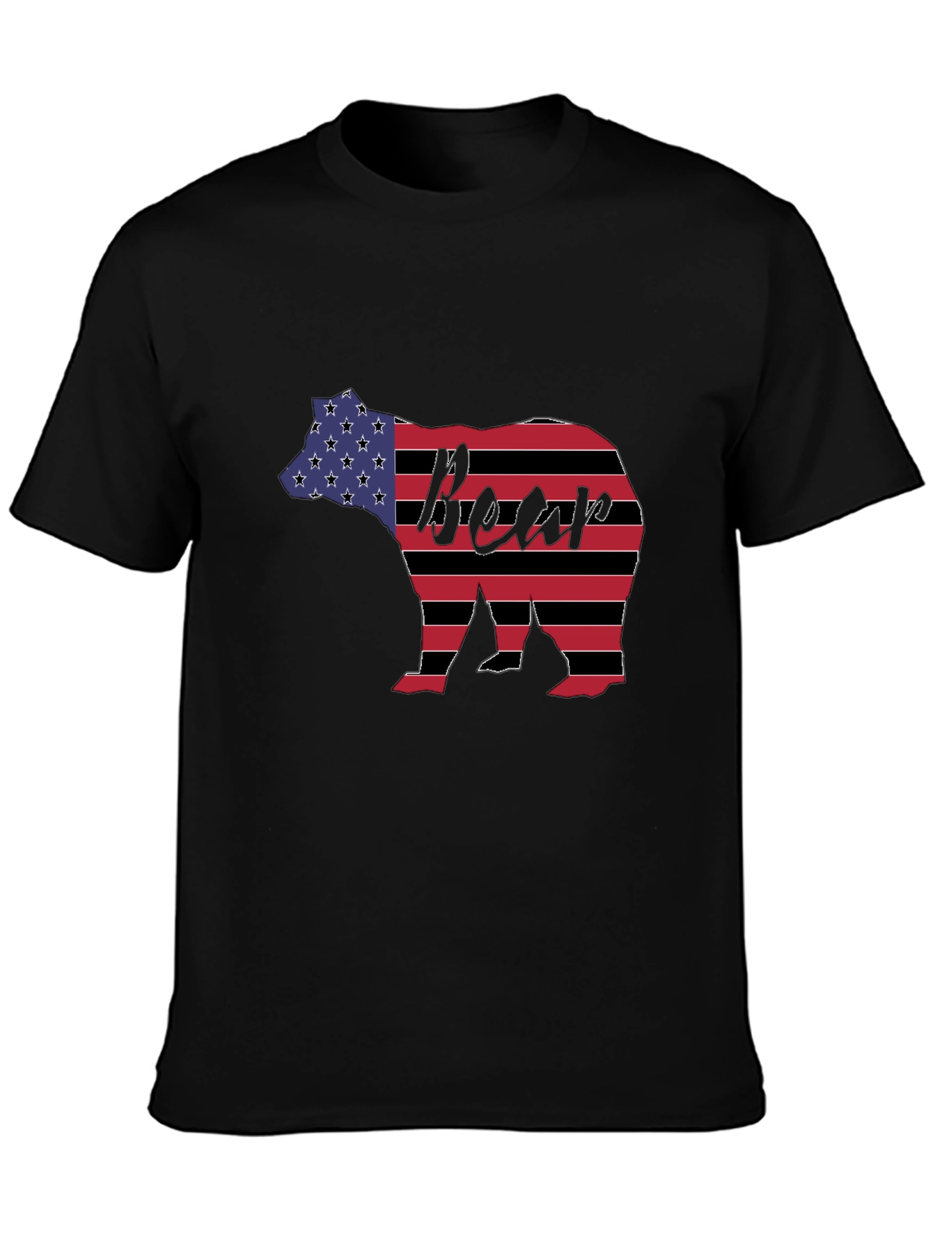 American Flag Bear T-Shirt