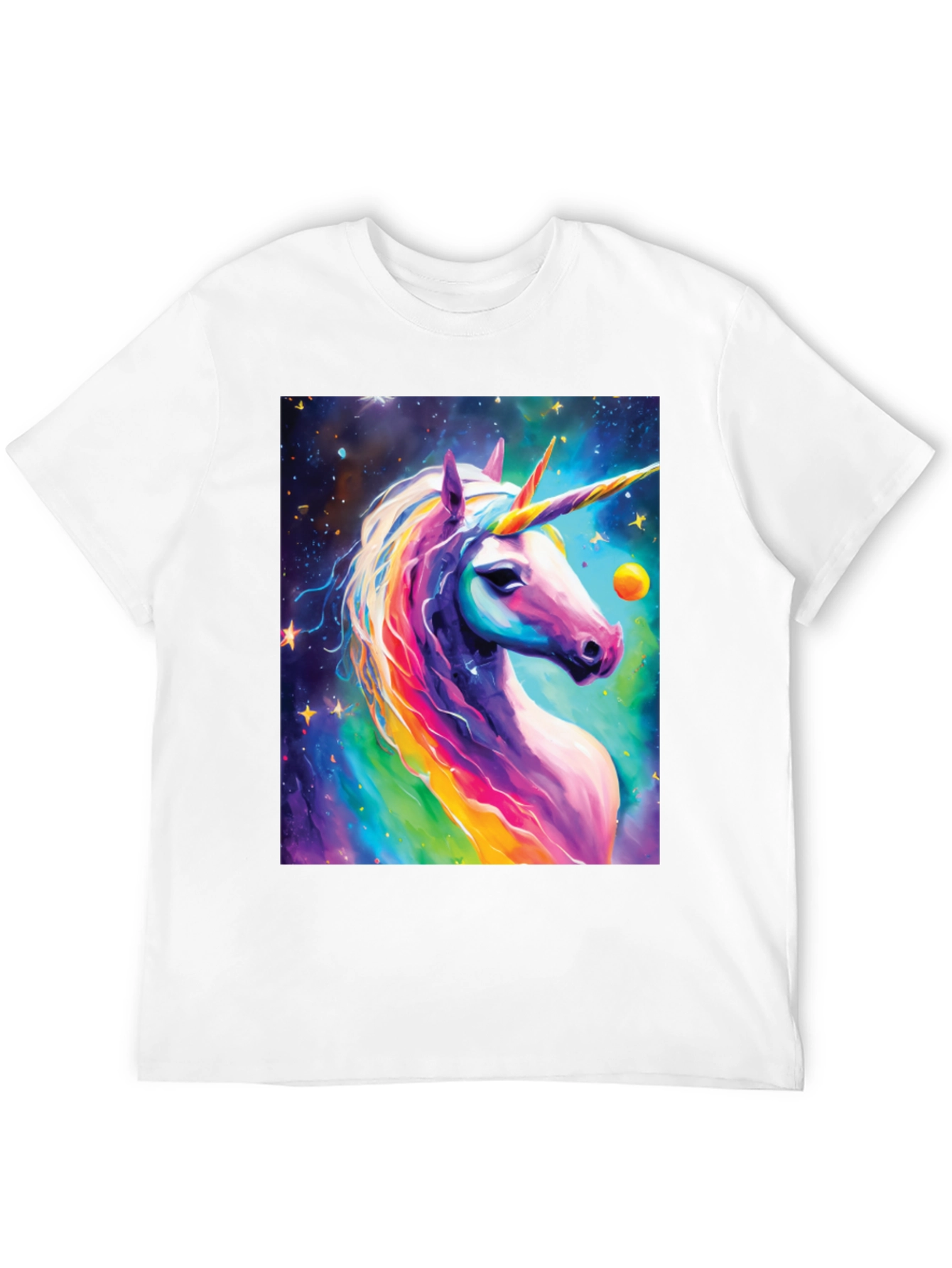 Unicorn Galaxy T-Shirt: Magical Rainbow Design