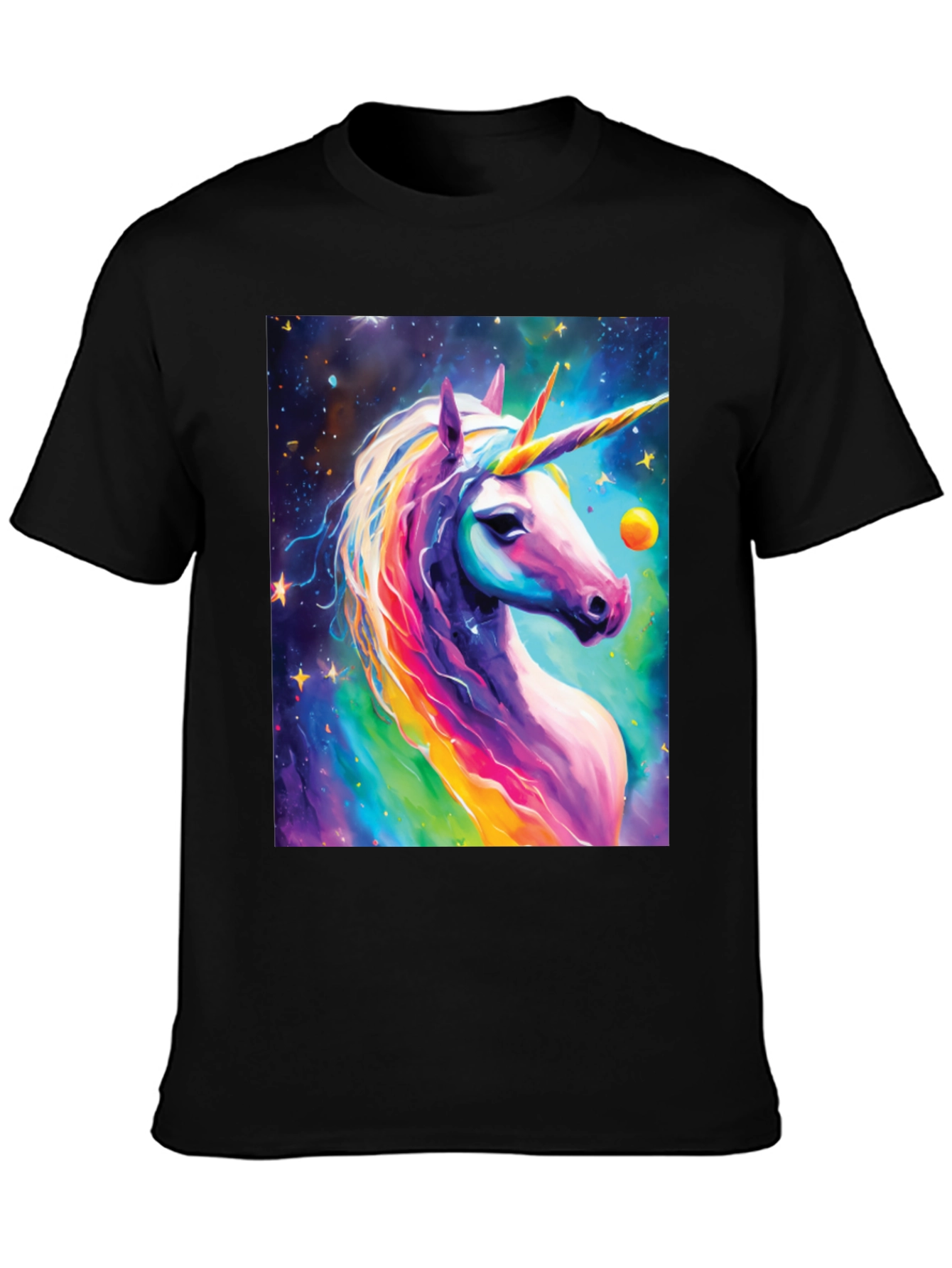 Unicorn Galaxy T-Shirt: Magical Rainbow Design