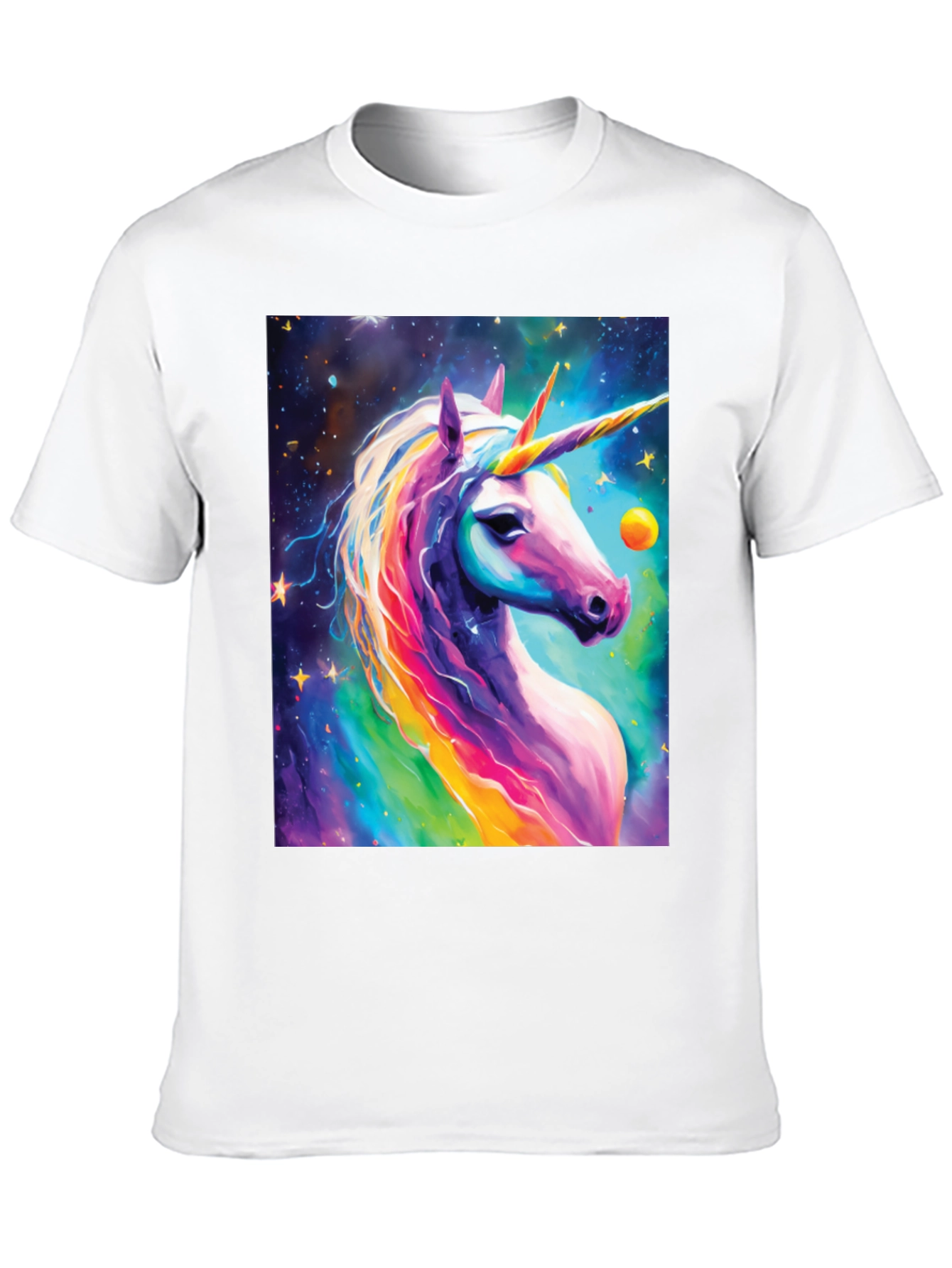 Unicorn Galaxy T-Shirt: Magical Rainbow Design
