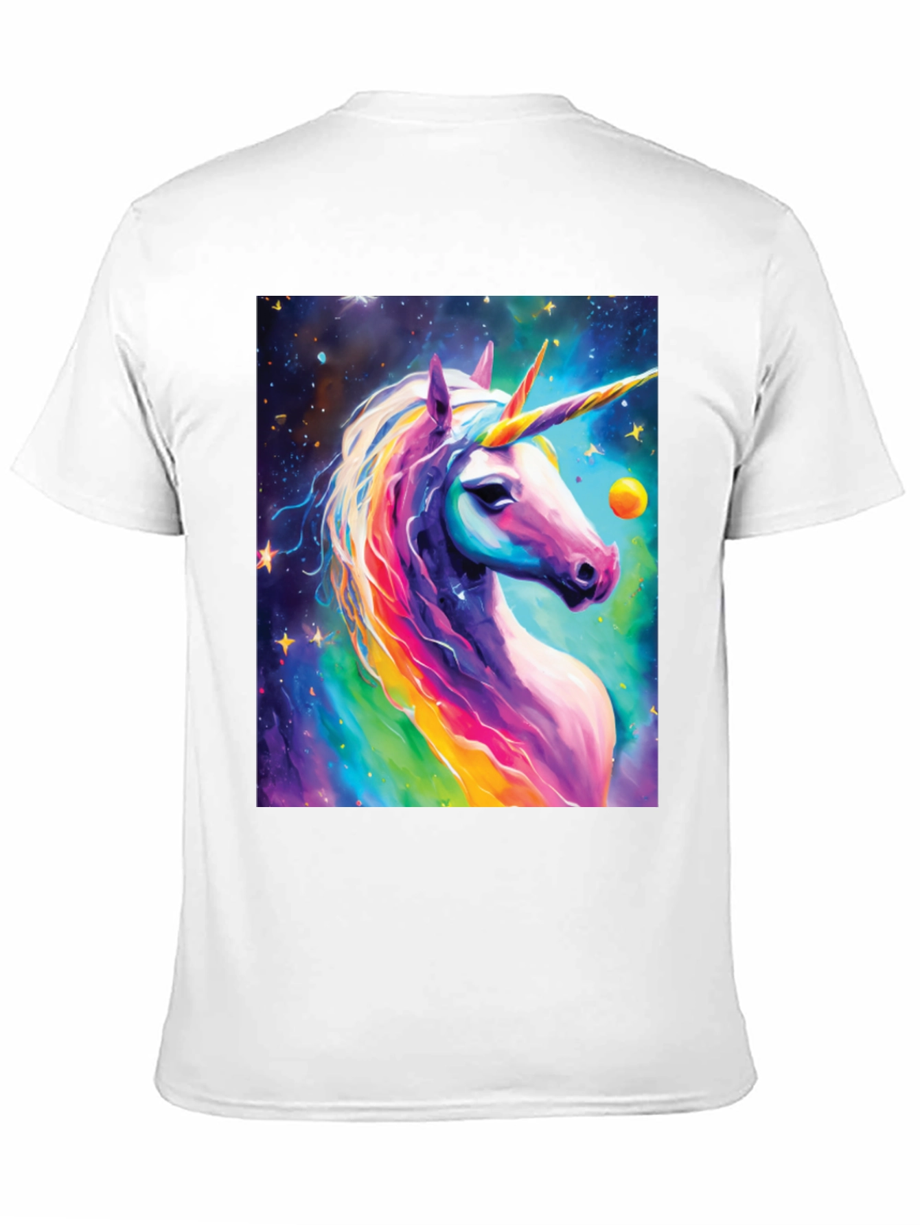 Unicorn Galaxy T-Shirt: Magical Rainbow Design