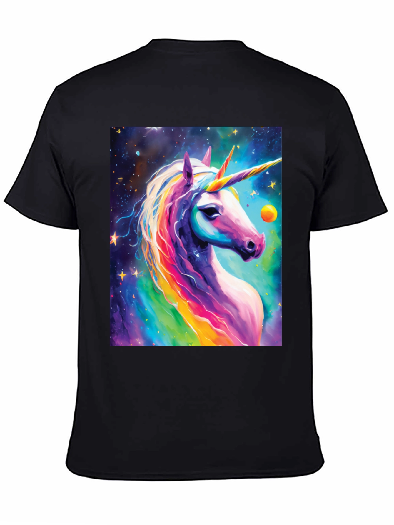 Unicorn Galaxy T-Shirt: Magical Rainbow Design