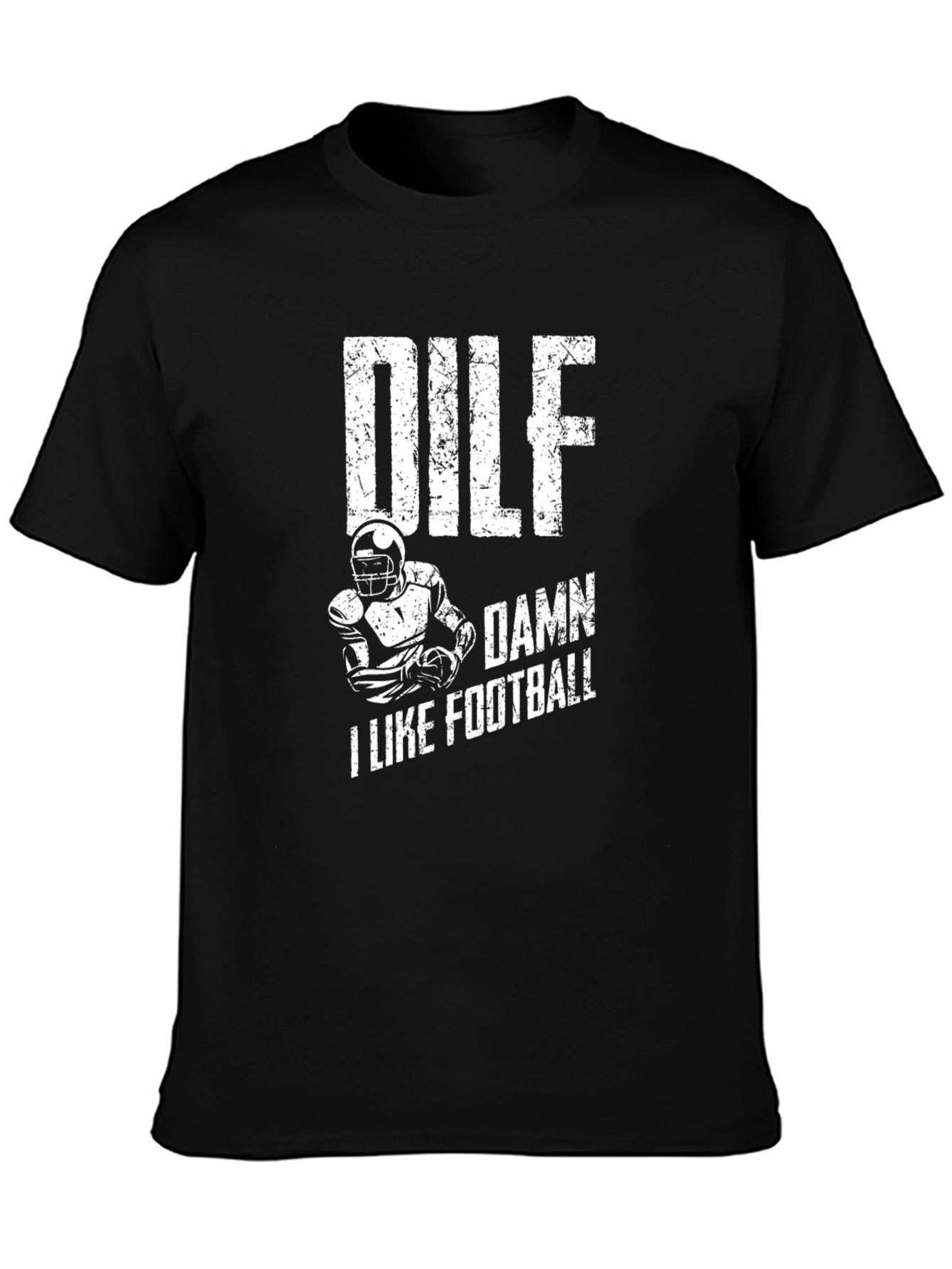 DILF I Like Football Graphic T-Shirt