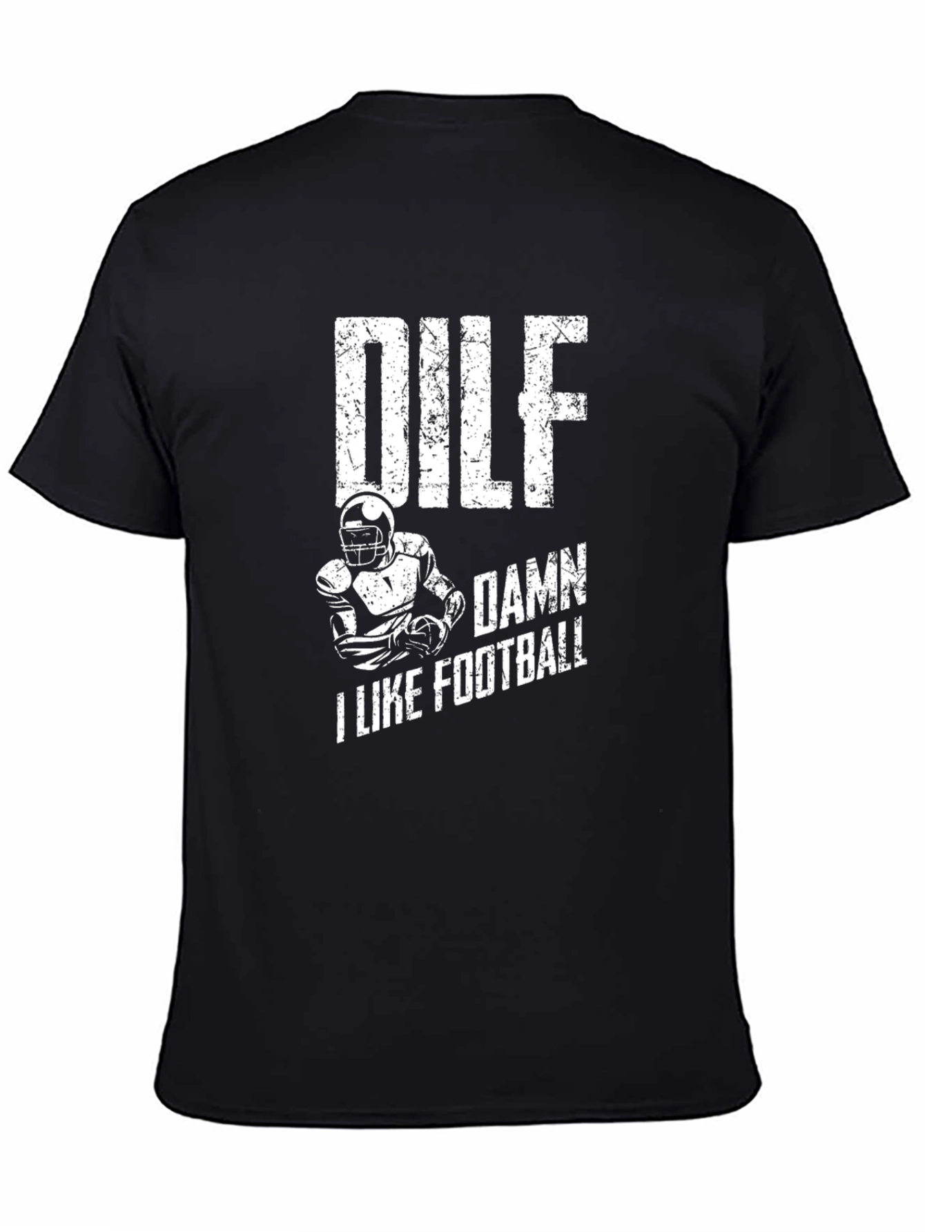 DILF I Like Football Graphic T-Shirt