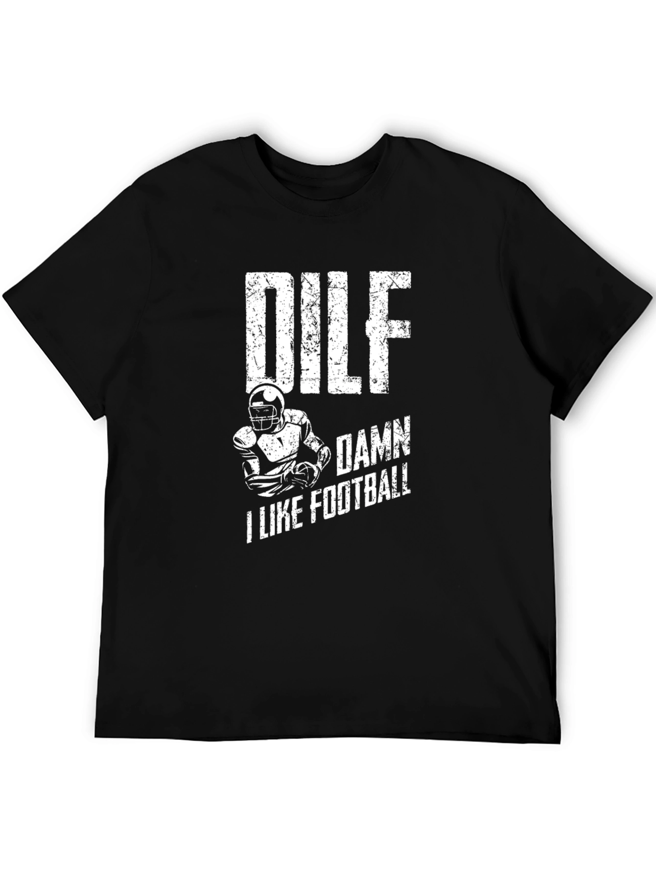 DILF I Like Football Graphic T-Shirt
