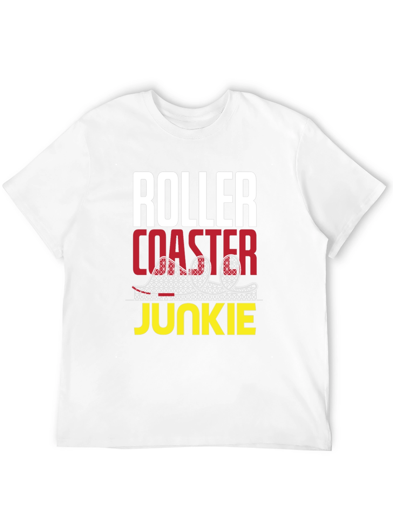 Roller Coaster Junkie Graphic T-Shirt