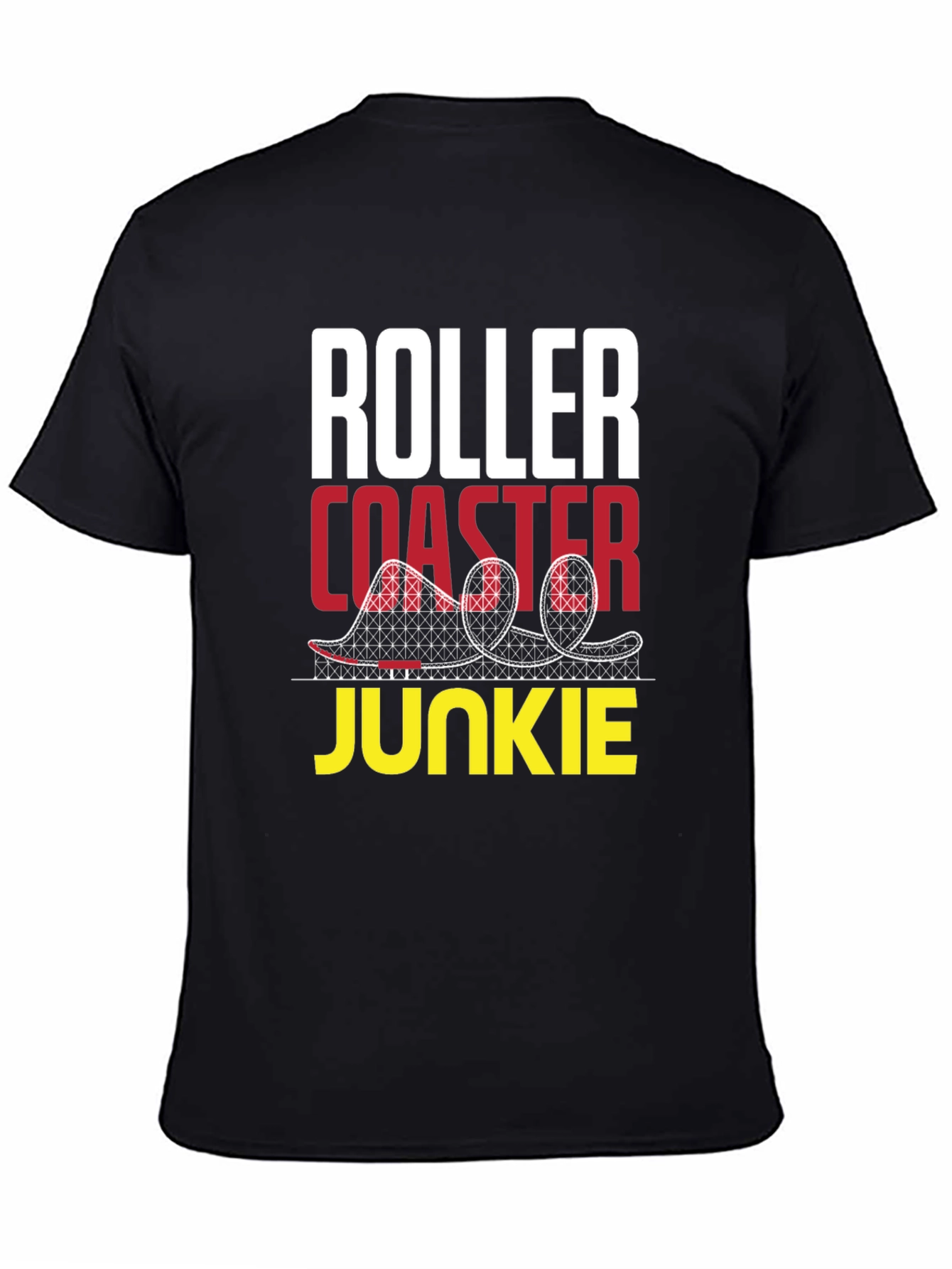 Roller Coaster Junkie Graphic T-Shirt