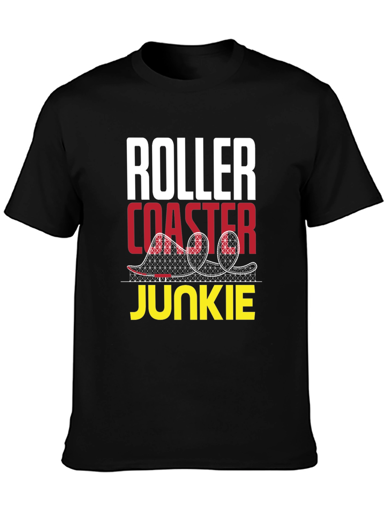 Roller Coaster Junkie Graphic T-Shirt