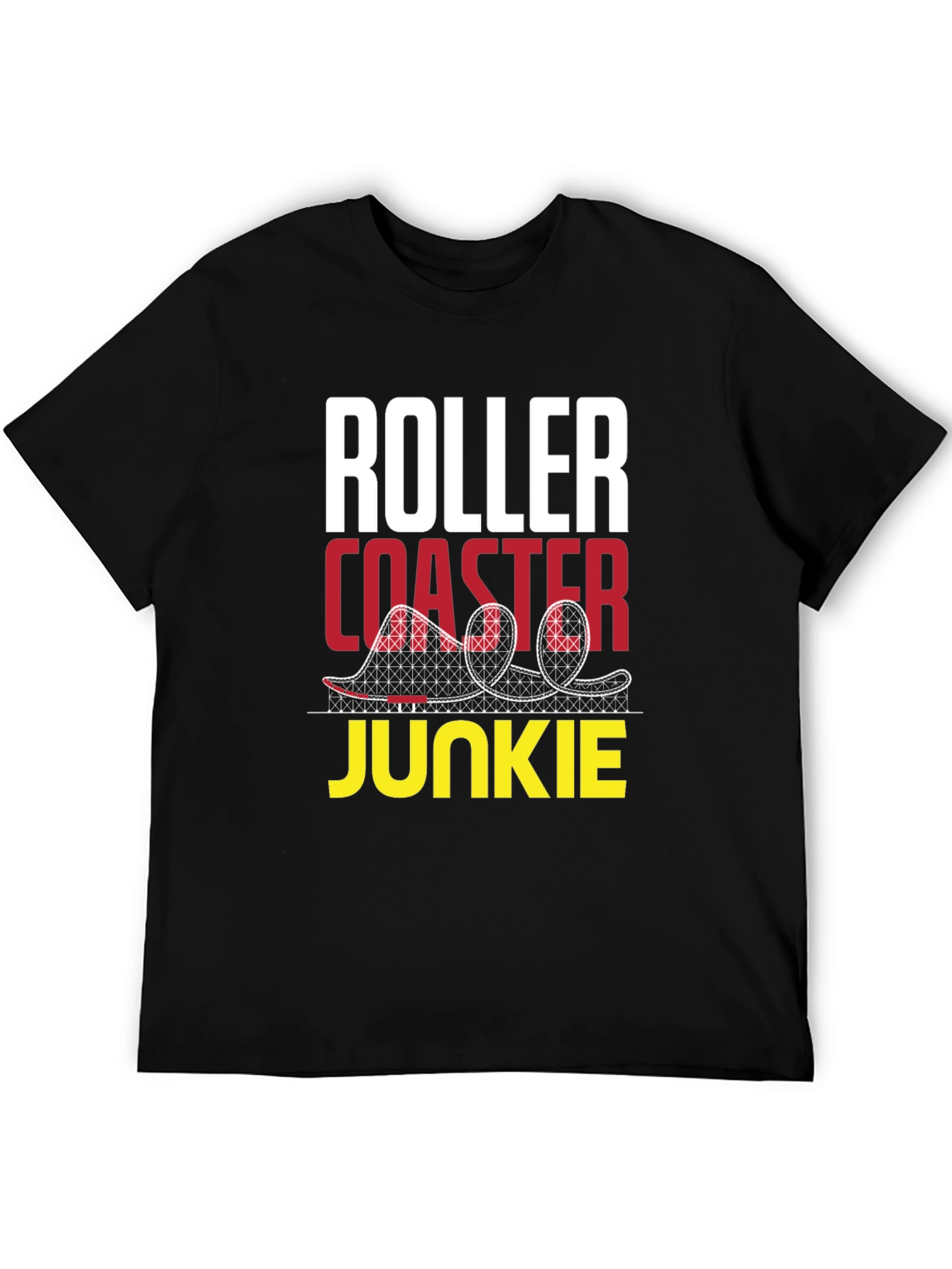 Roller Coaster Junkie Graphic T-Shirt