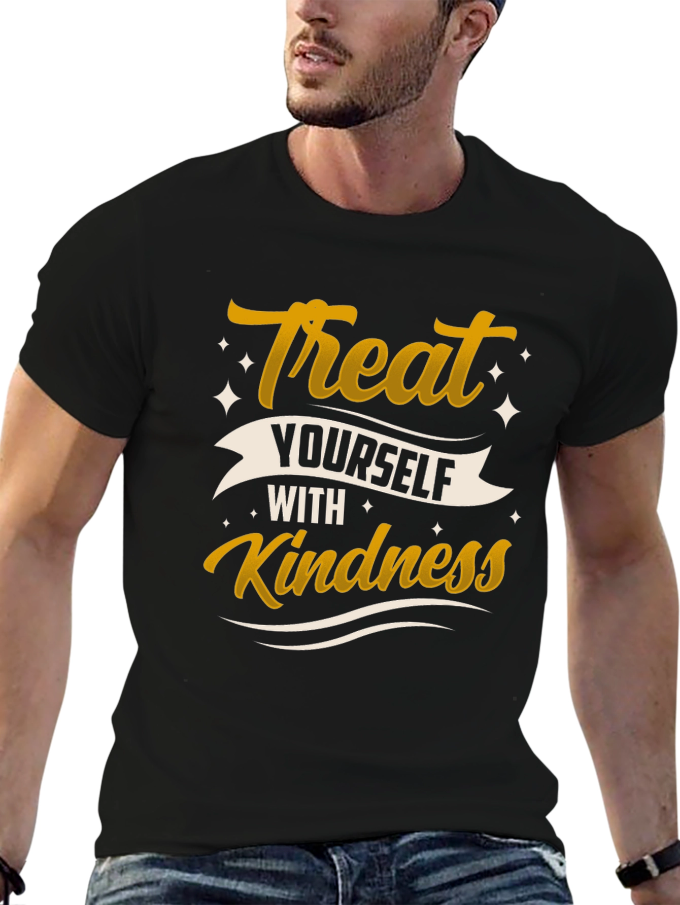 Treat Yourself With Kindness Graphic Tee