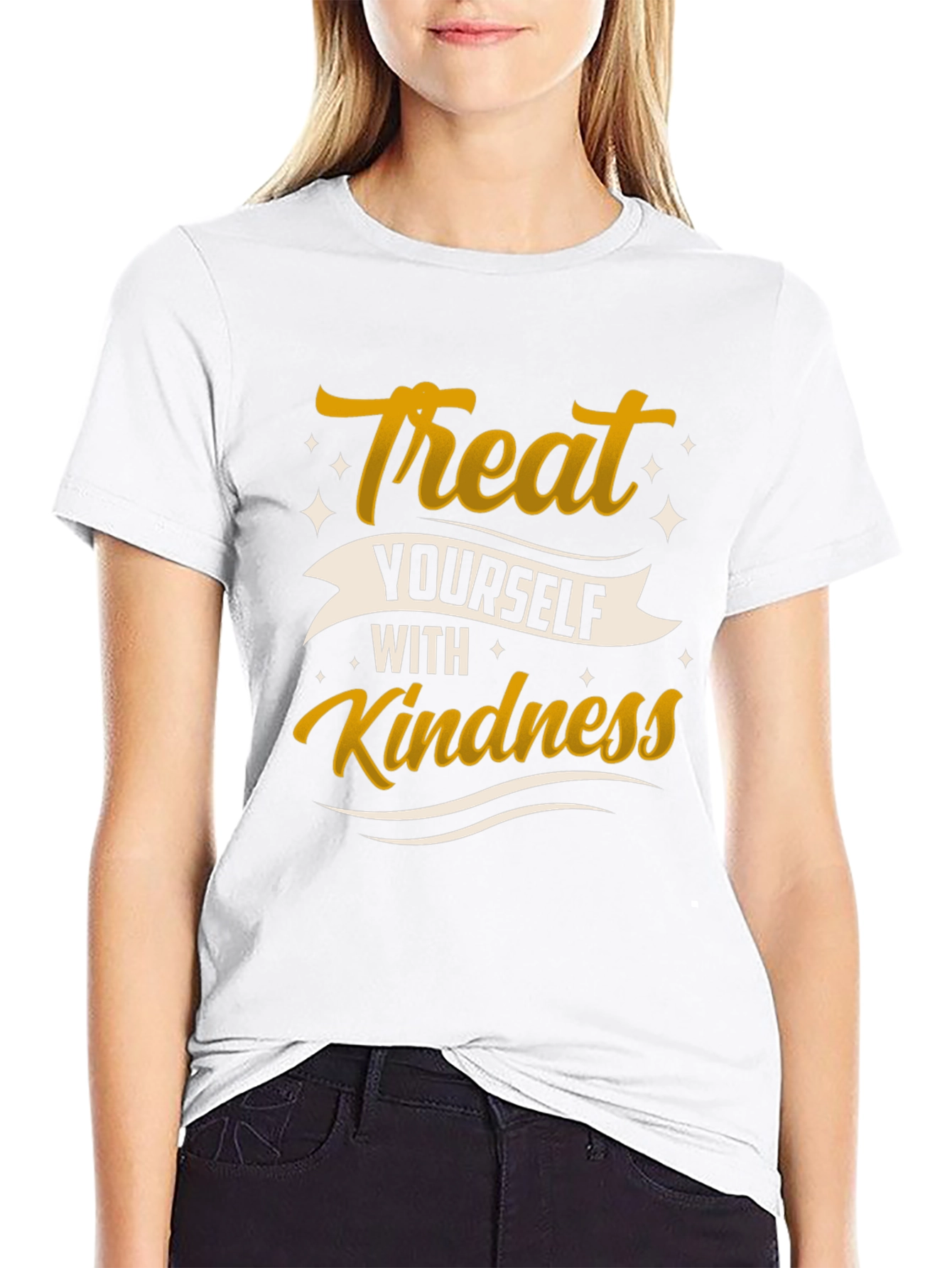 Treat Yourself With Kindness Graphic Tee