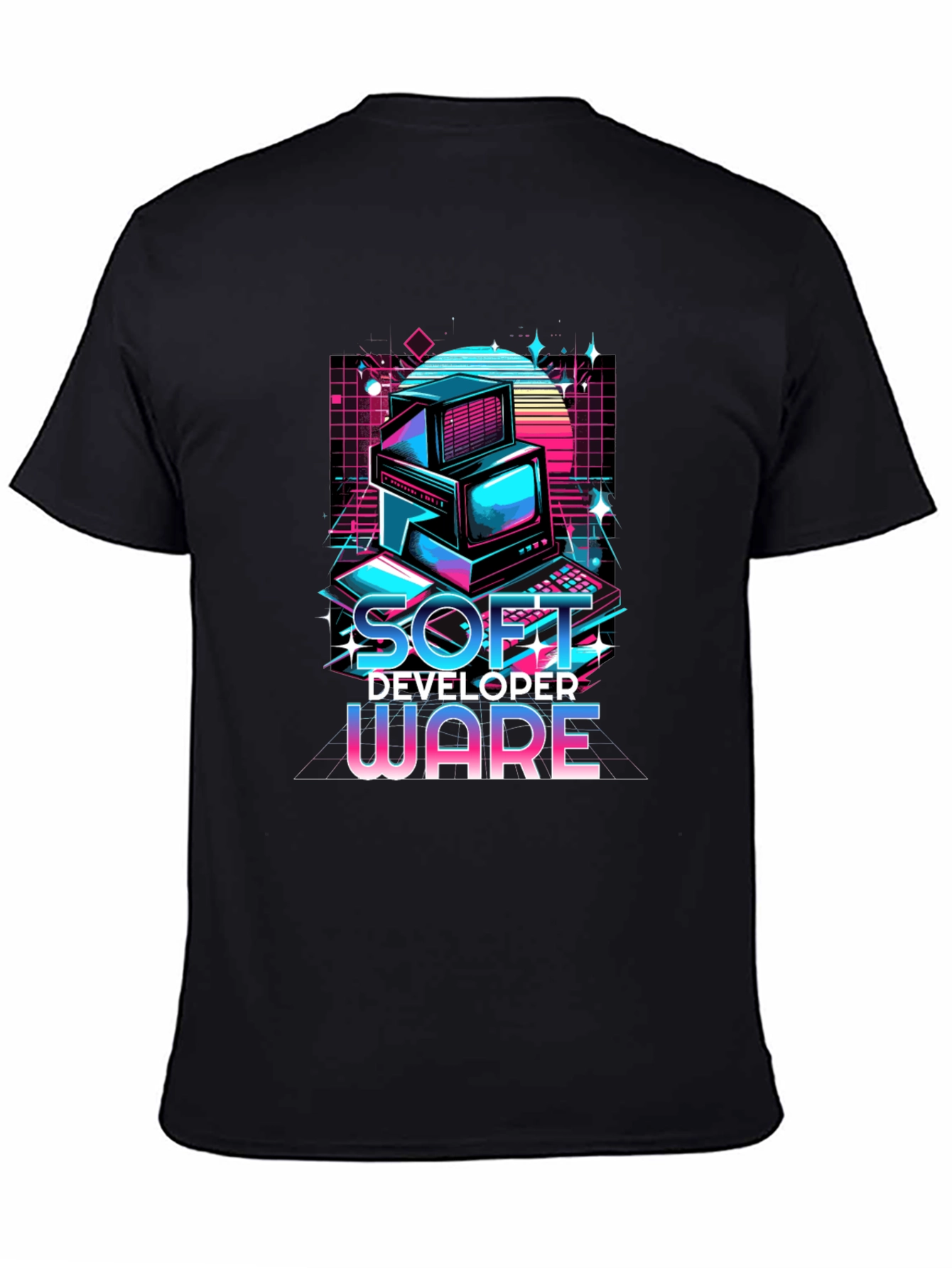 Retro Soft Developer Ware Graphic T-Shirt
