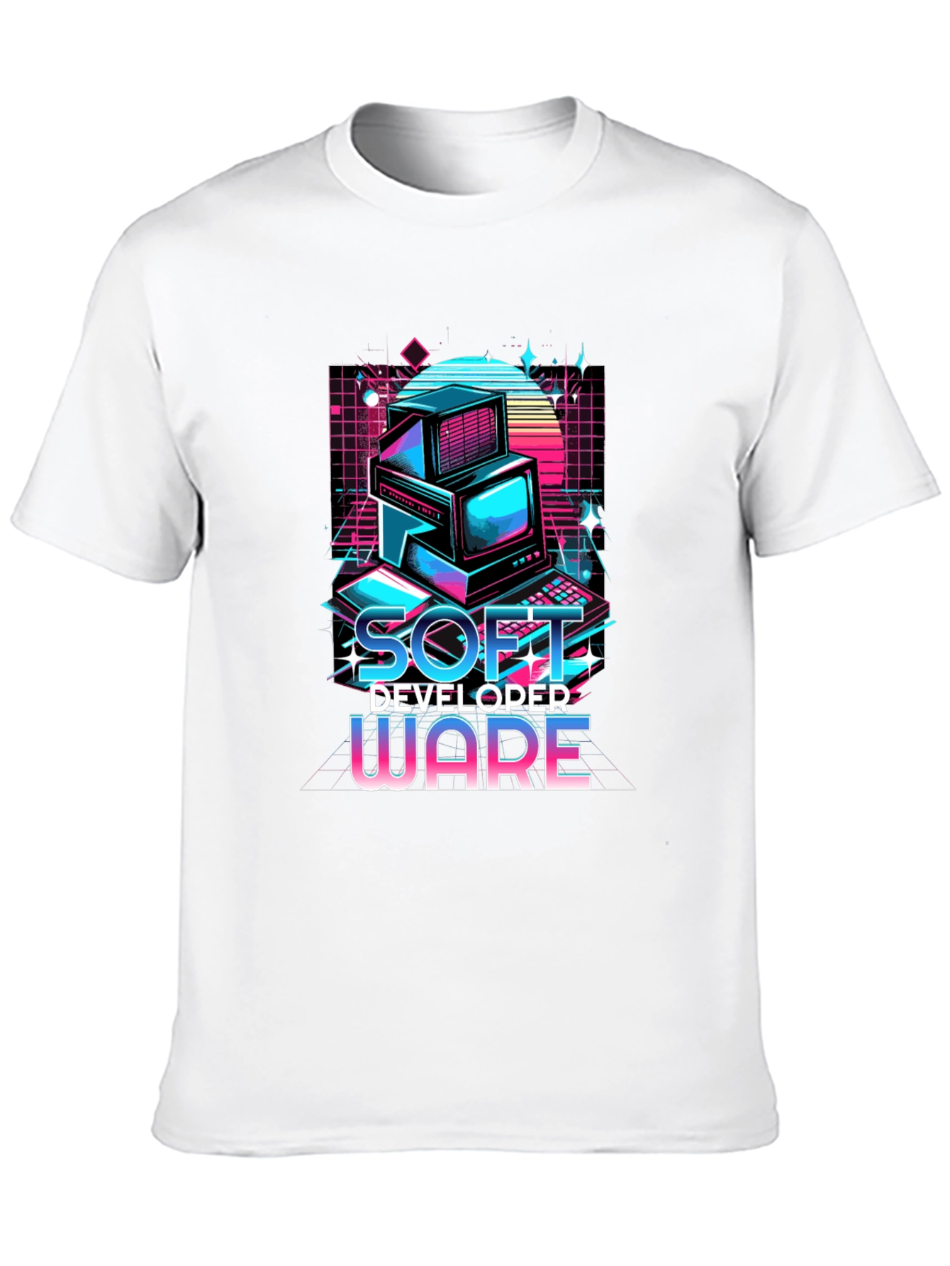Retro Soft Developer Ware Graphic T-Shirt