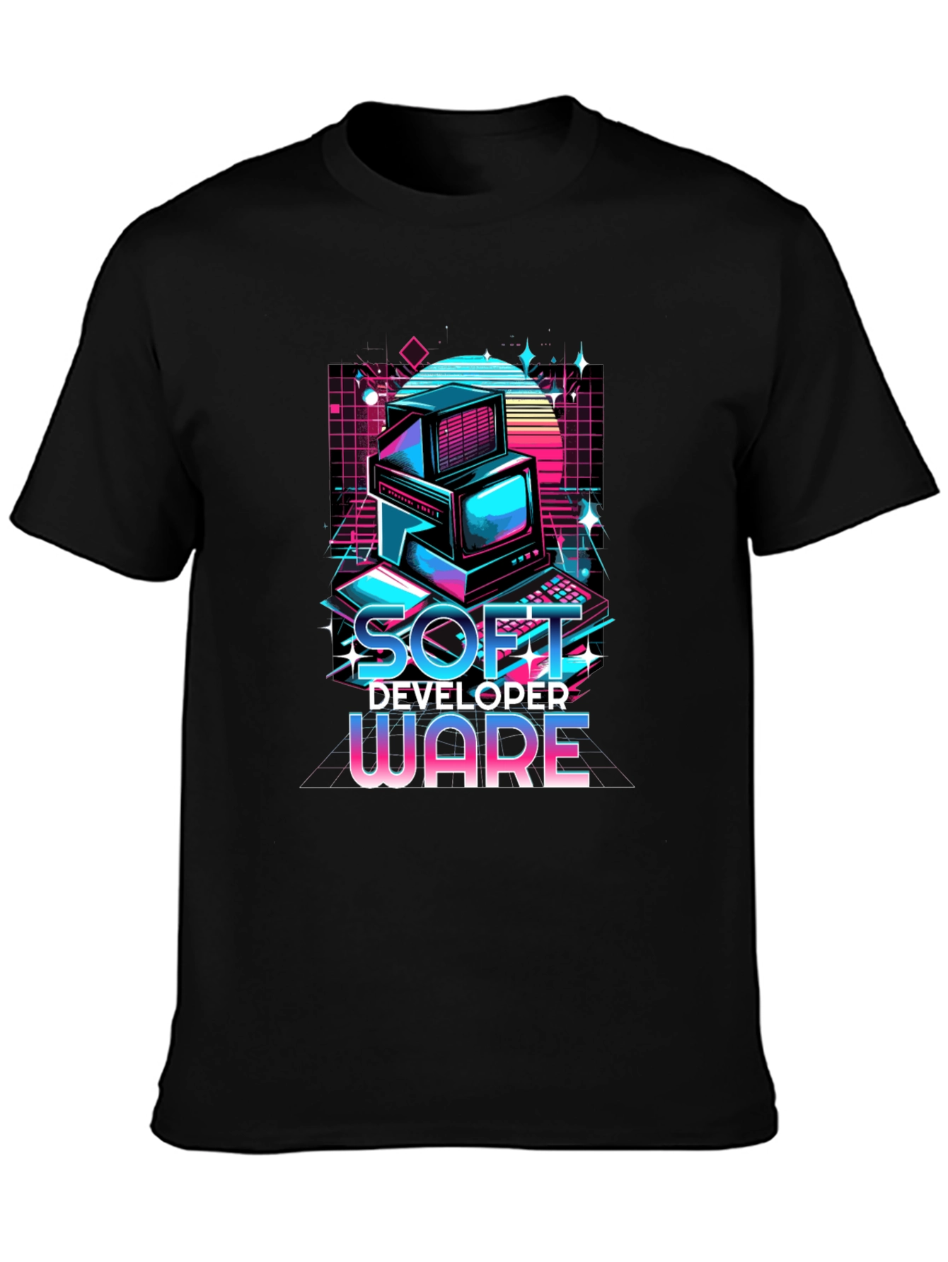 Retro Soft Developer Ware Graphic T-Shirt