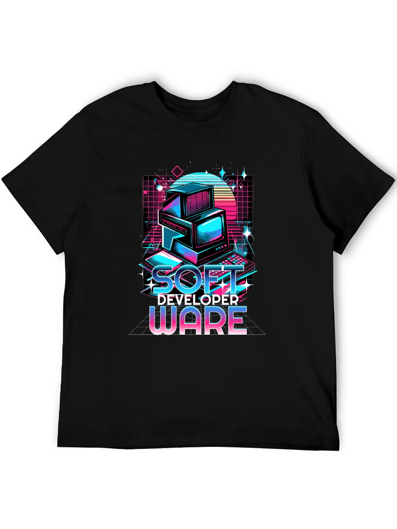 Retro Soft Developer Ware Graphic T-Shirt