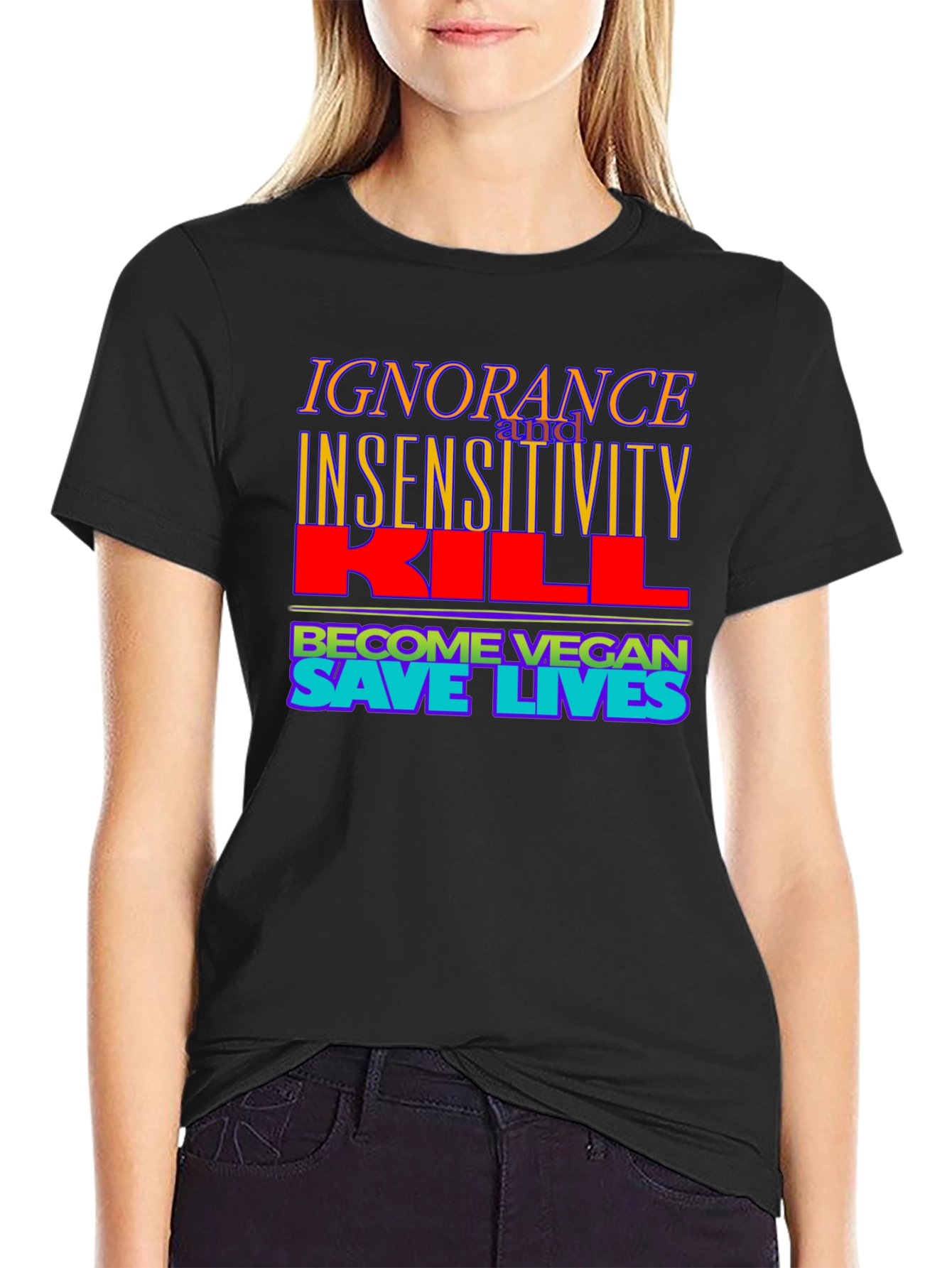 Ignorance Kills Vegan T-Shirt