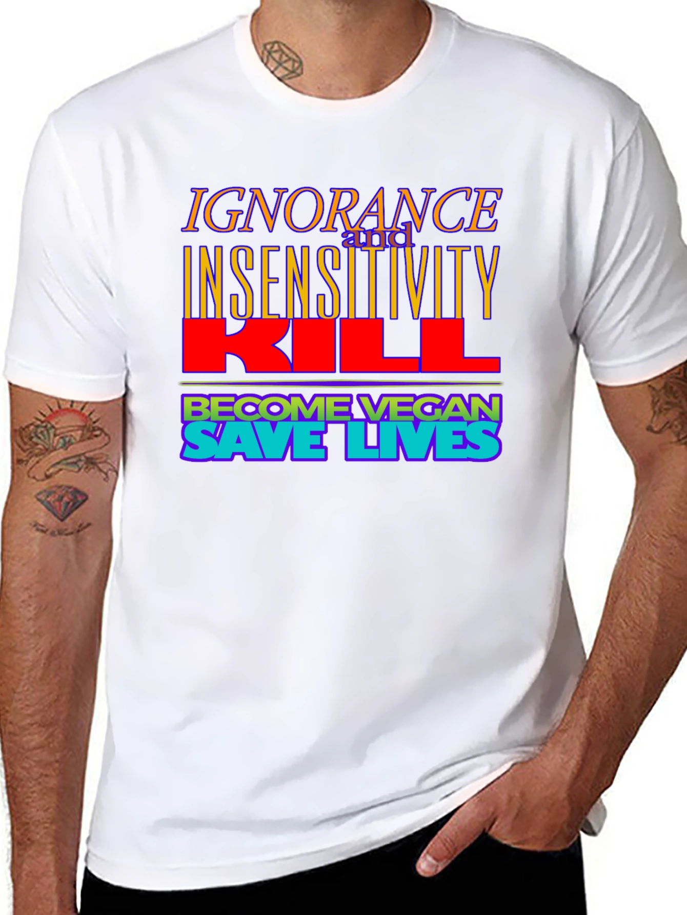 Ignorance Kills Vegan T-Shirt