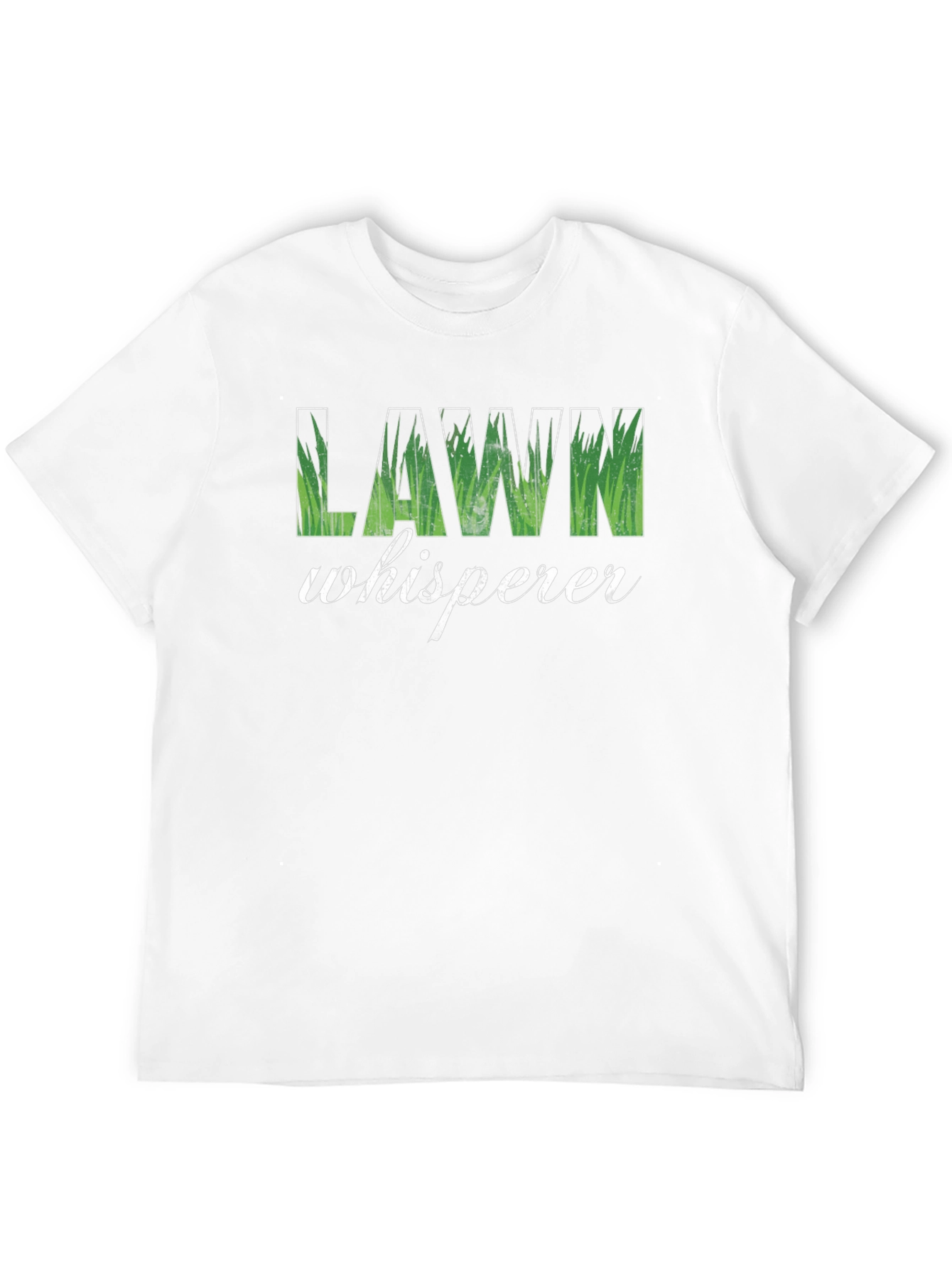 Lawn Whisperer Graphic Tee - Black Cotton T-Shirt