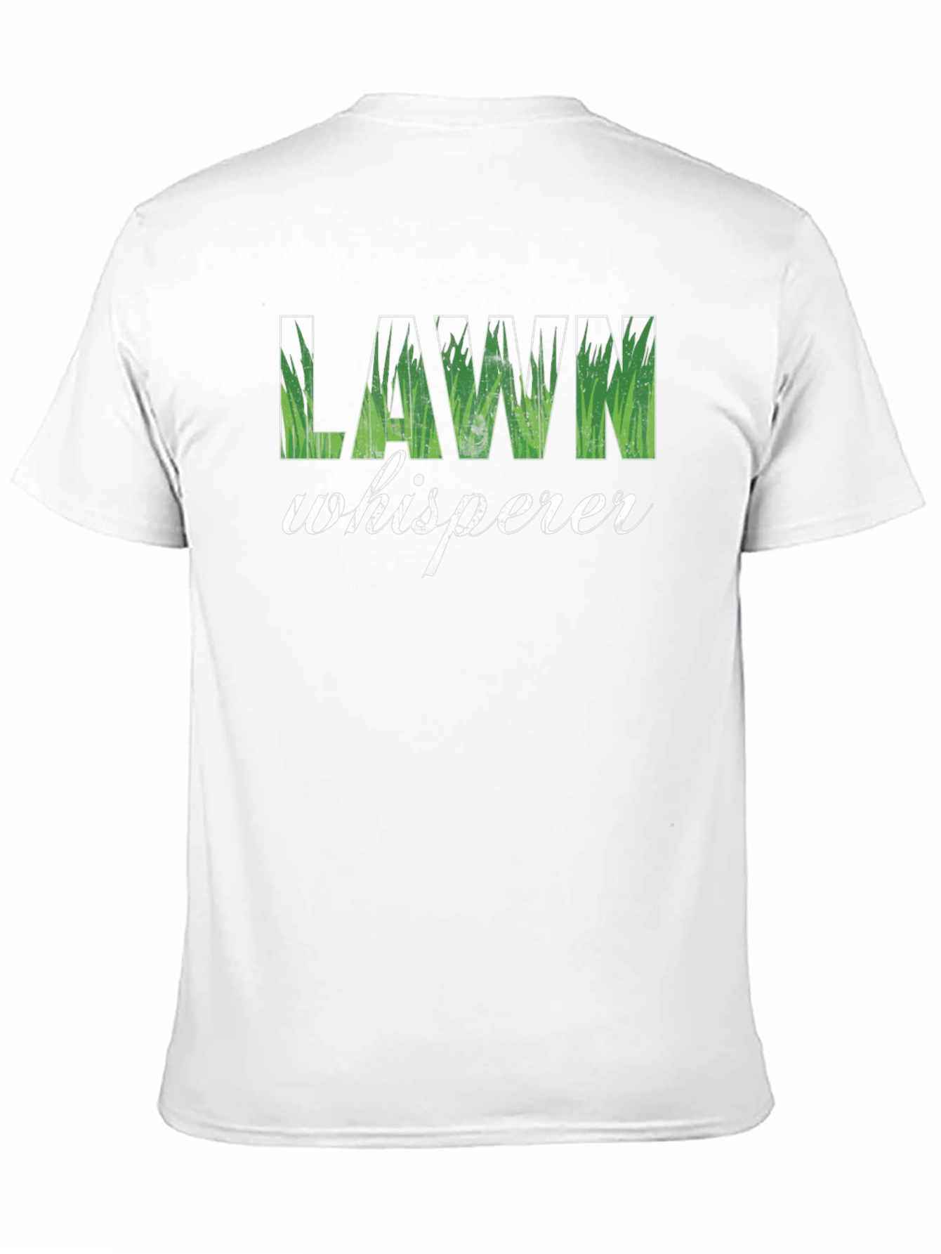 Lawn Whisperer Graphic Tee - Black Cotton T-Shirt