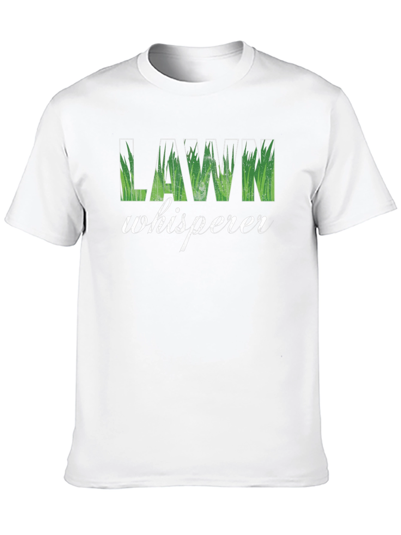 Lawn Whisperer Graphic Tee - Black Cotton T-Shirt