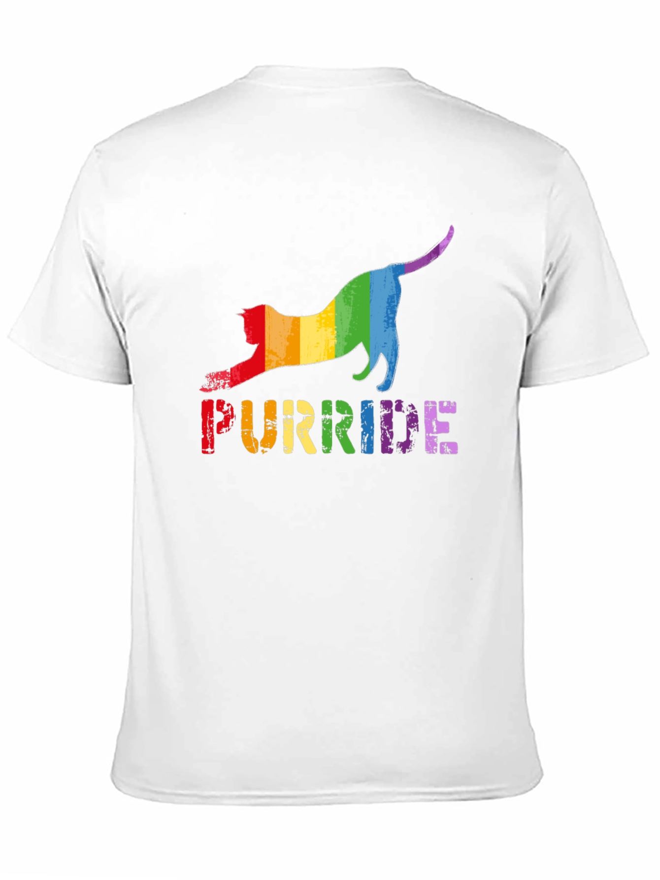 Purride T-Shirt - Rainbow Cat Pride