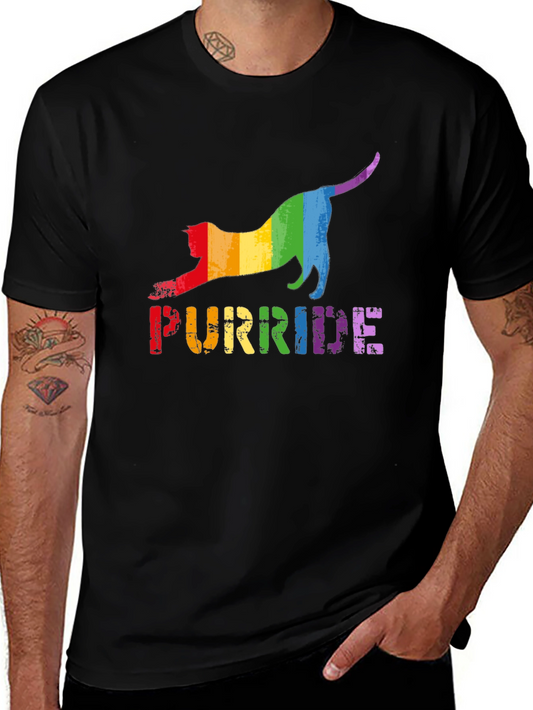 Purride T-Shirt - Rainbow Cat Pride