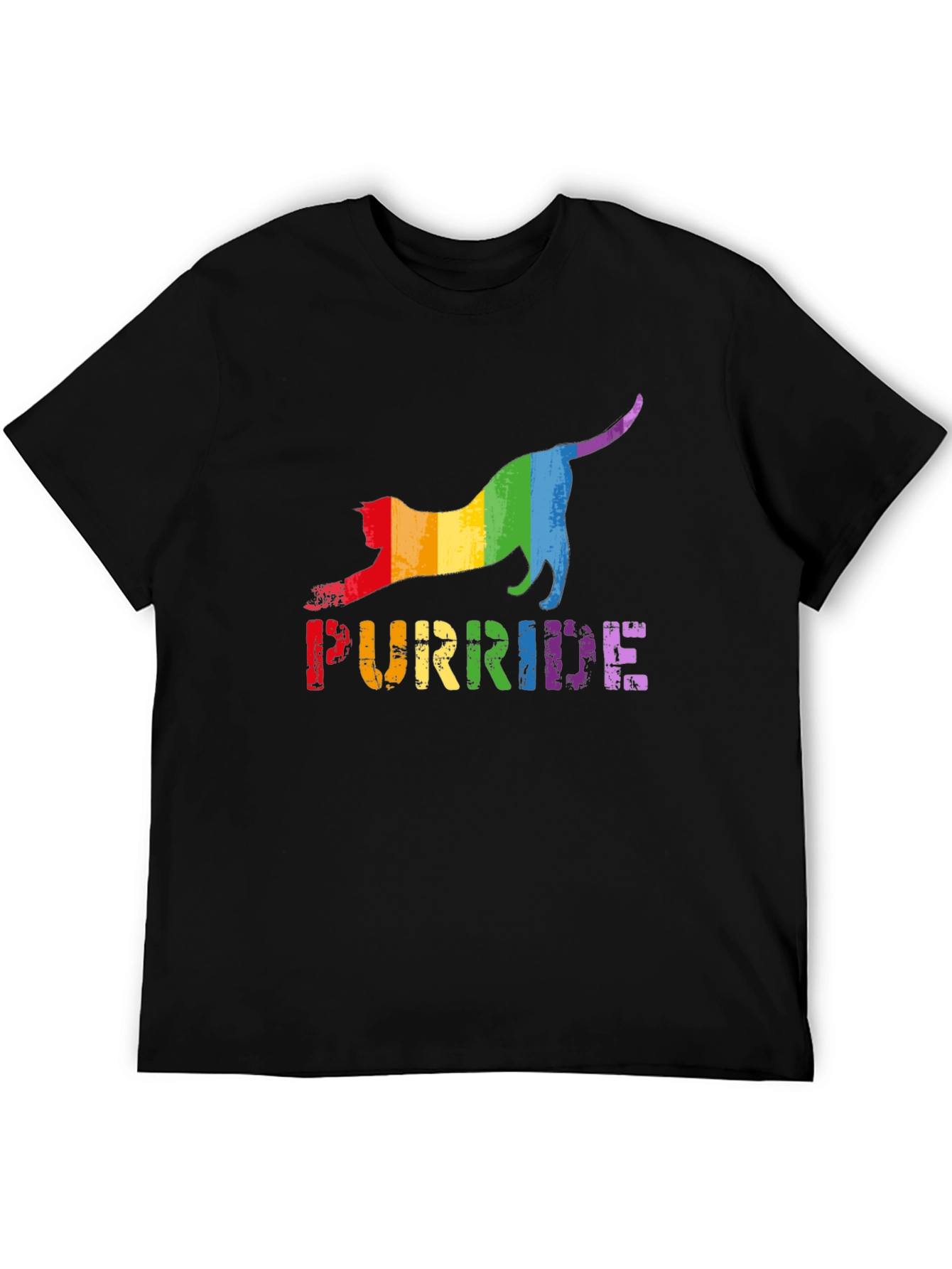 Purride T-Shirt - Rainbow Cat Pride
