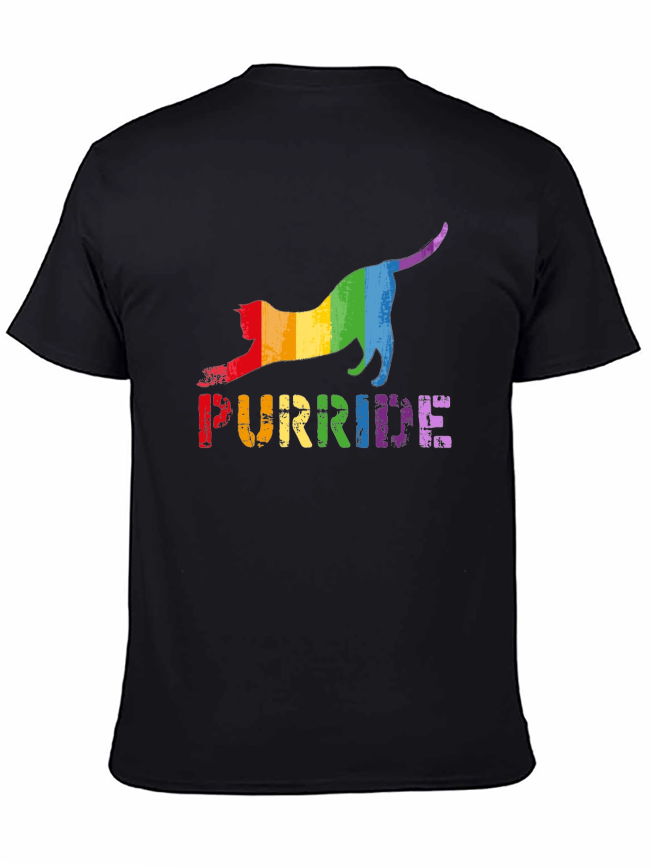 Purride T-Shirt - Rainbow Cat Pride