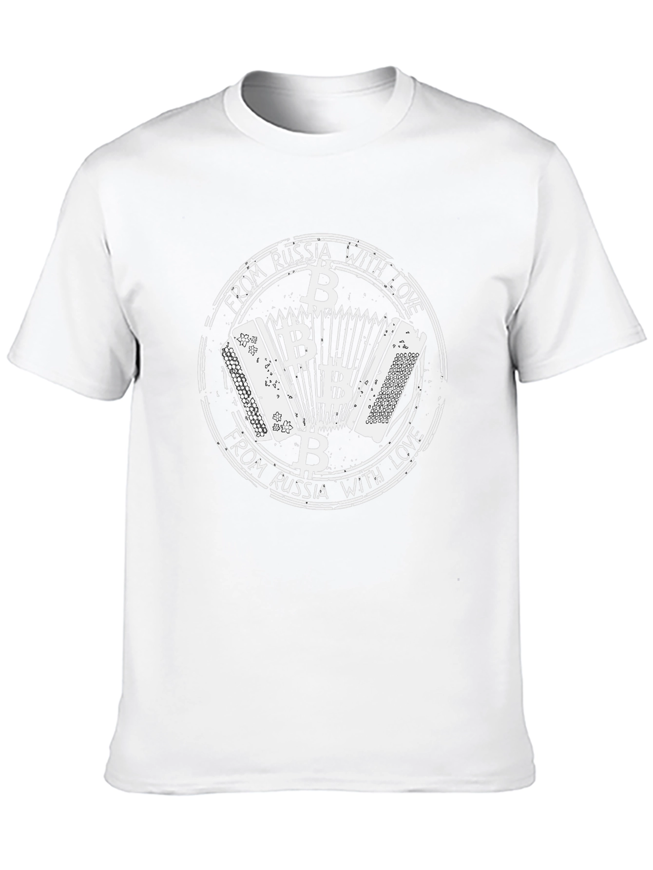 Russian Accordion Bitcoin T-Shirt