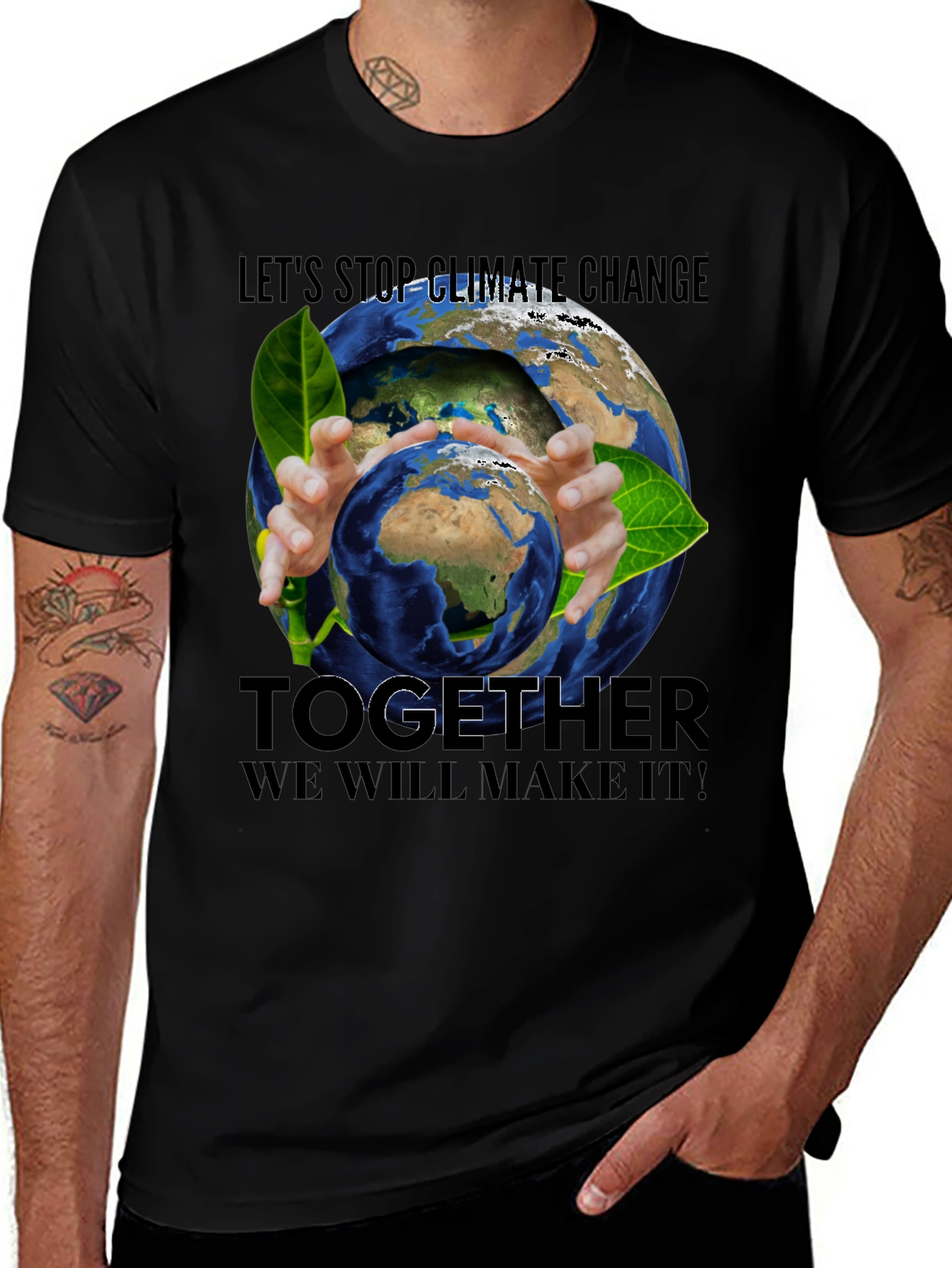 Eco-Friendly Climate Change Awareness T-Shirt