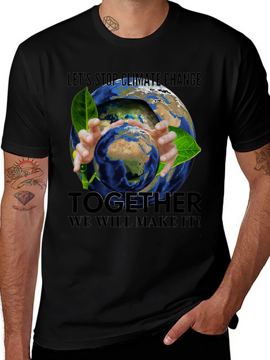 Eco-Friendly Climate Change Awareness T-Shirt